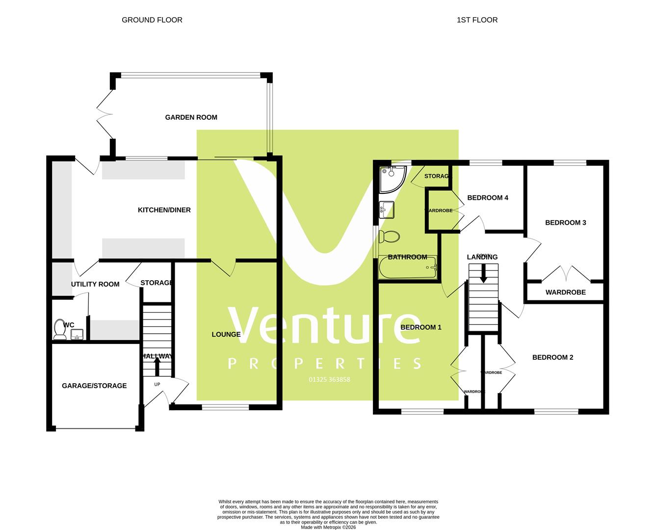 6, Nursery End, Darlington floorplan