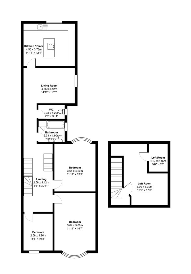 Top Floor Flat 18, Severn Road, Weston-Super-Mare floorplan