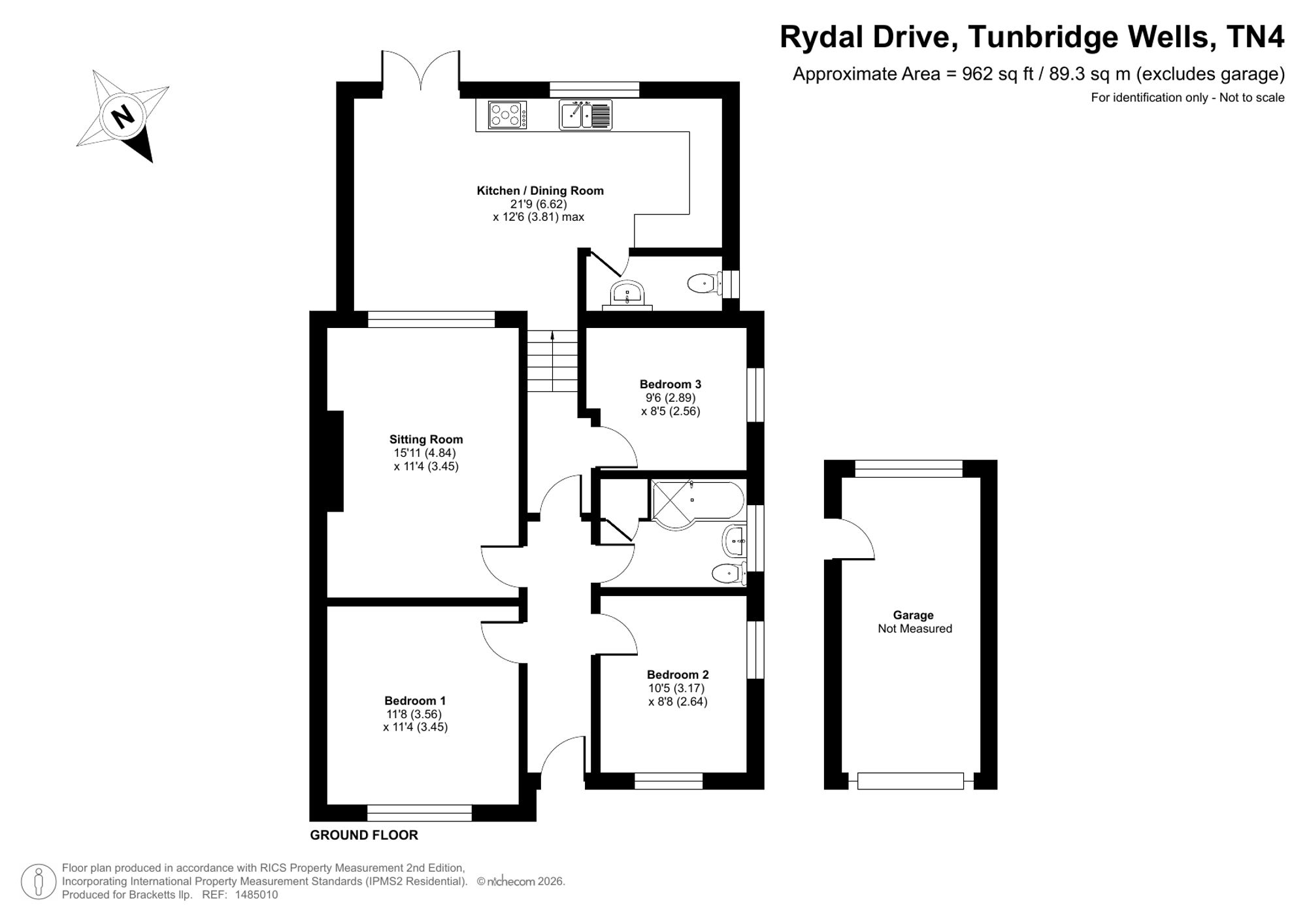 29 Rydal Drive, Tunbridge Wells floorplan
