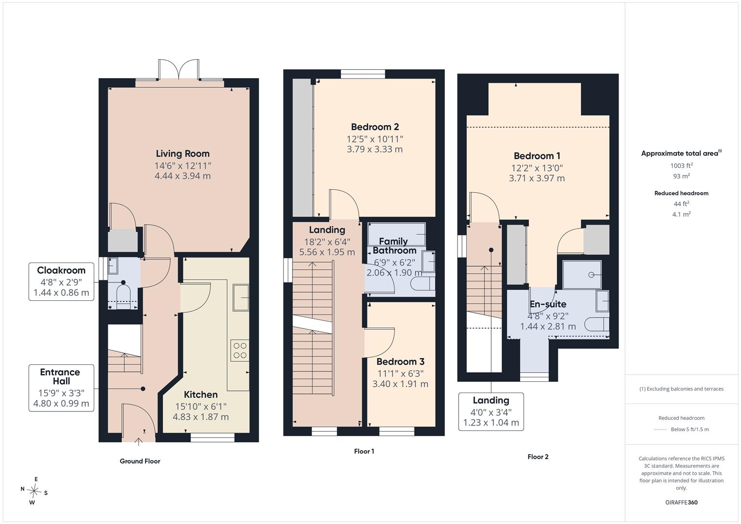 63, Hillside Gardens, Wittering floorplan