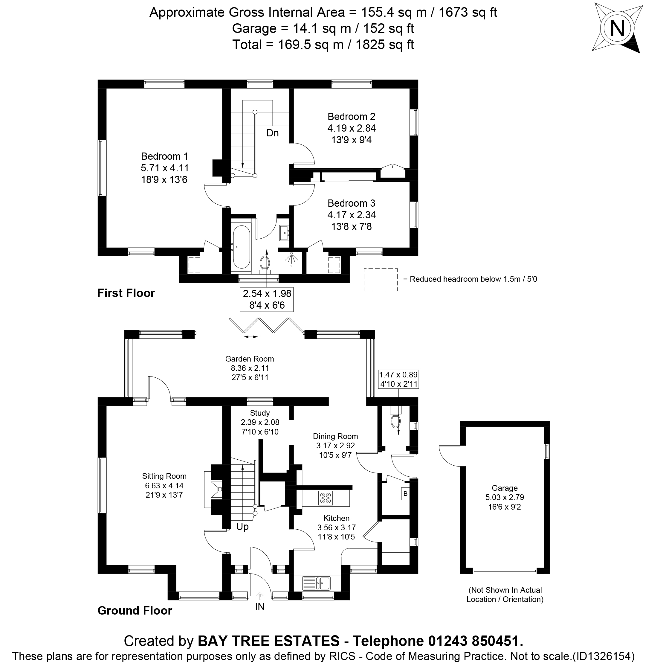 14, Tryndel Way, Felpham floorplan