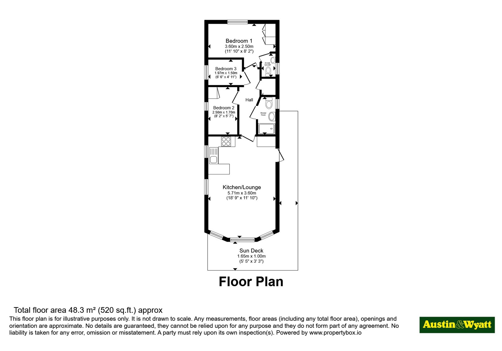 44, Pine Ridge, Poole floorplan
