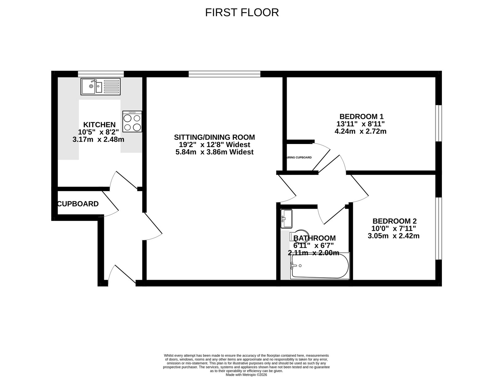 179 Warren Road, Orpington floorplan