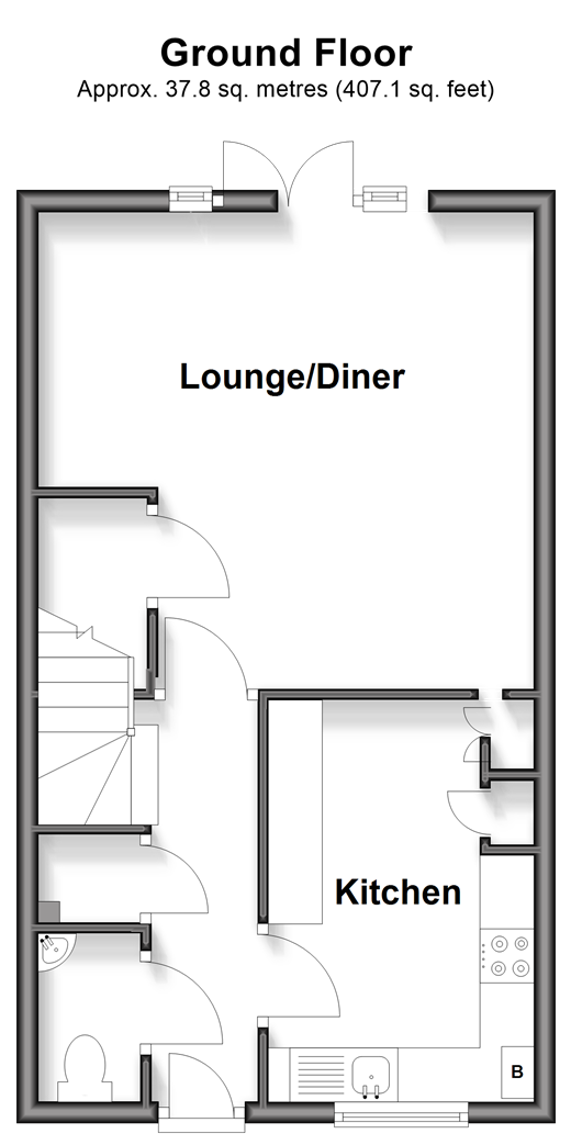 Central Boulevard Aylesham, Canterbury floorplan