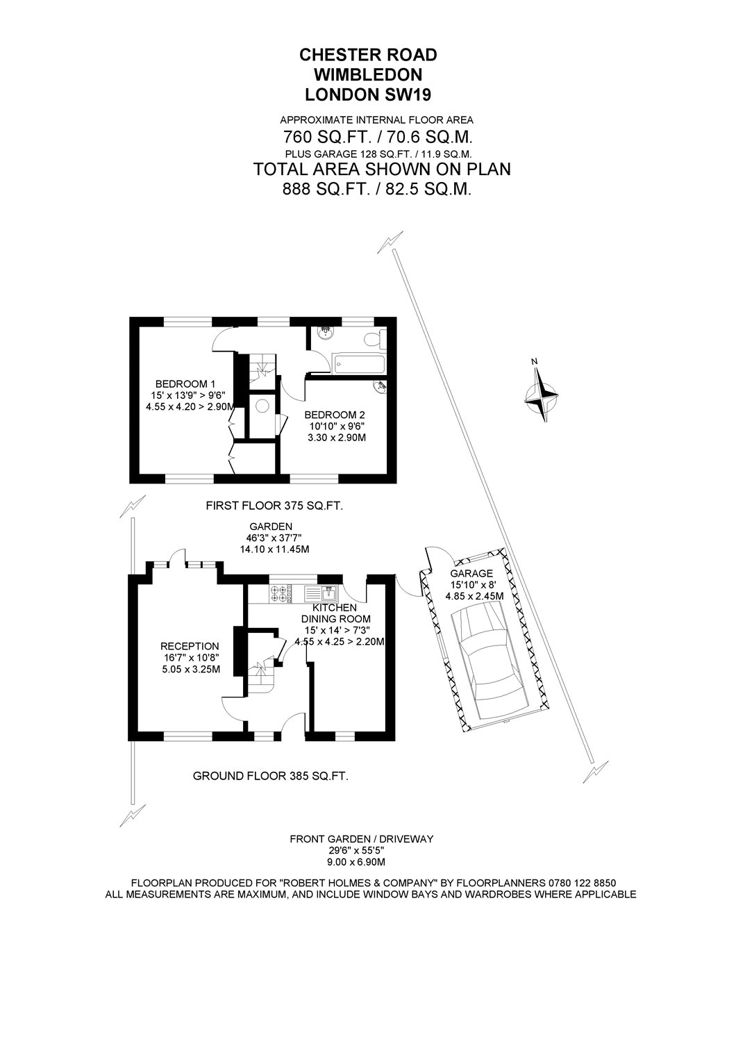 30, Chester Road, London floorplan