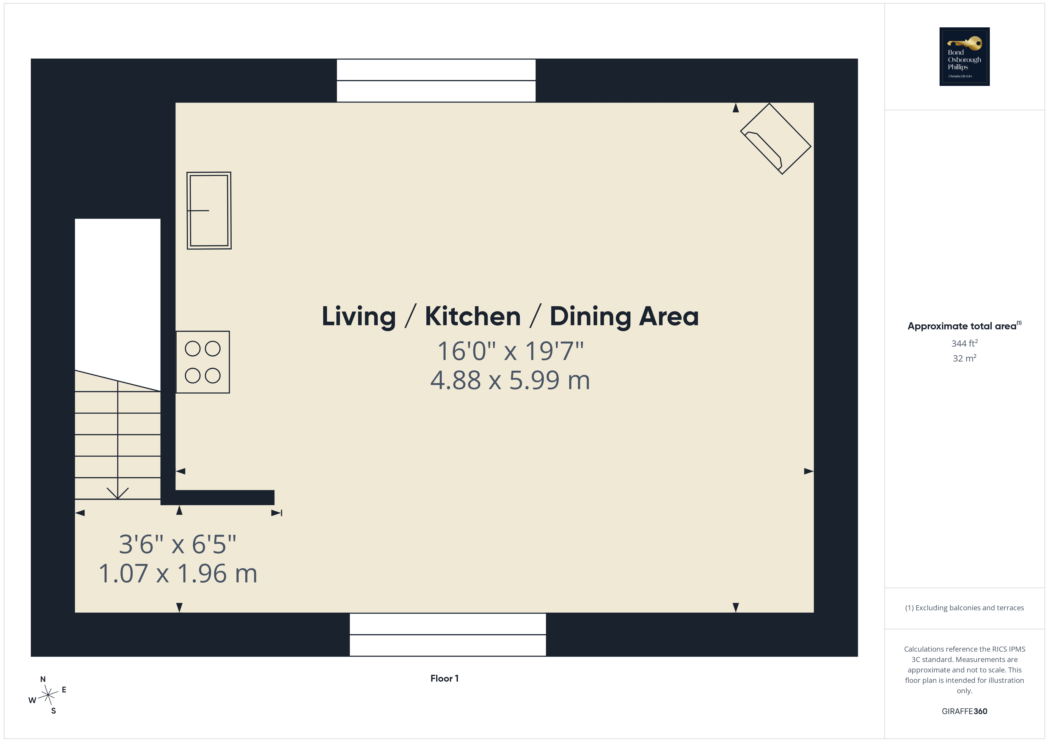 The Mews,, Keybridge, Cornwall floorplan