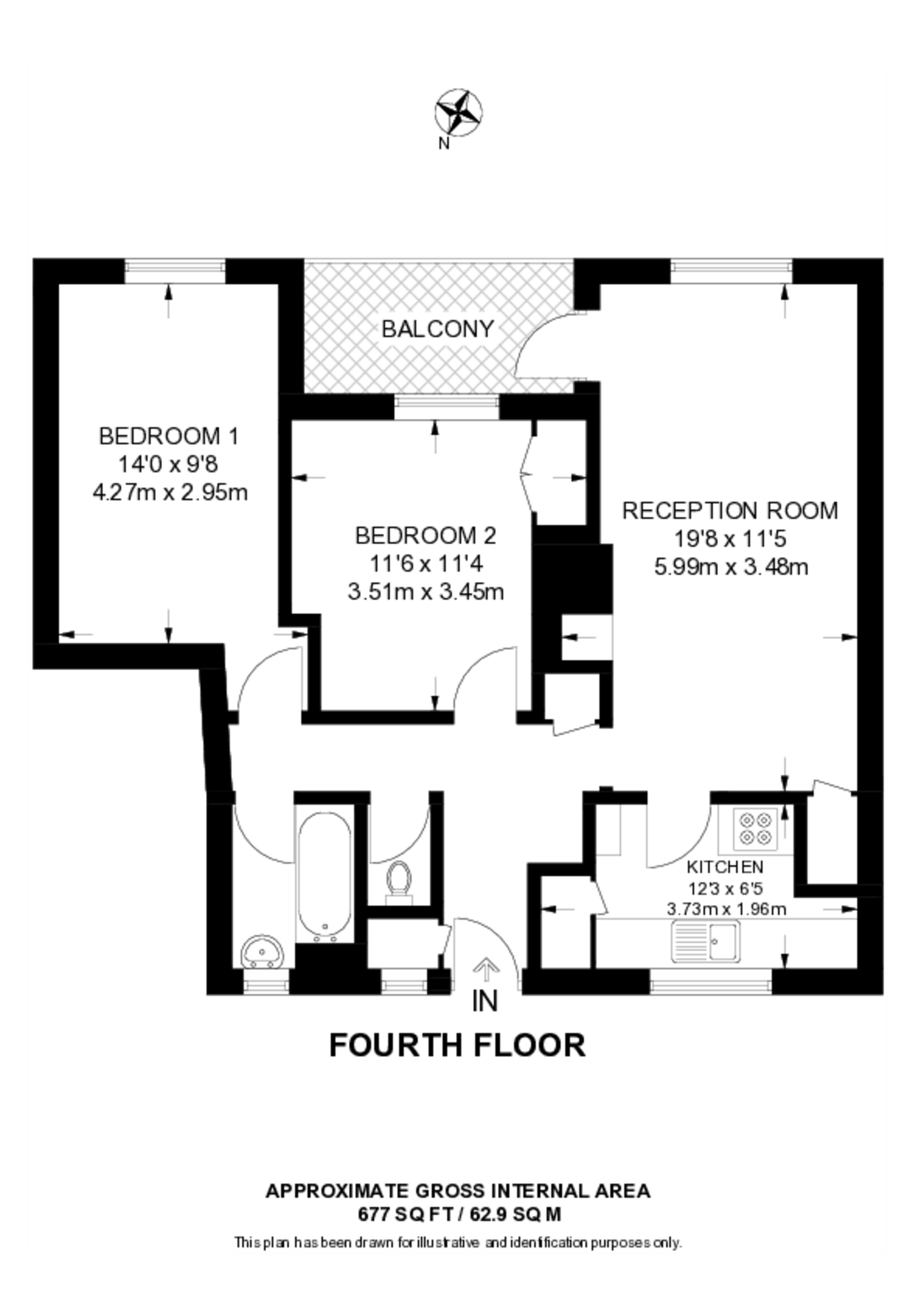 Sawyer House, Kingswood Estate, Sydenham Hill floorplan