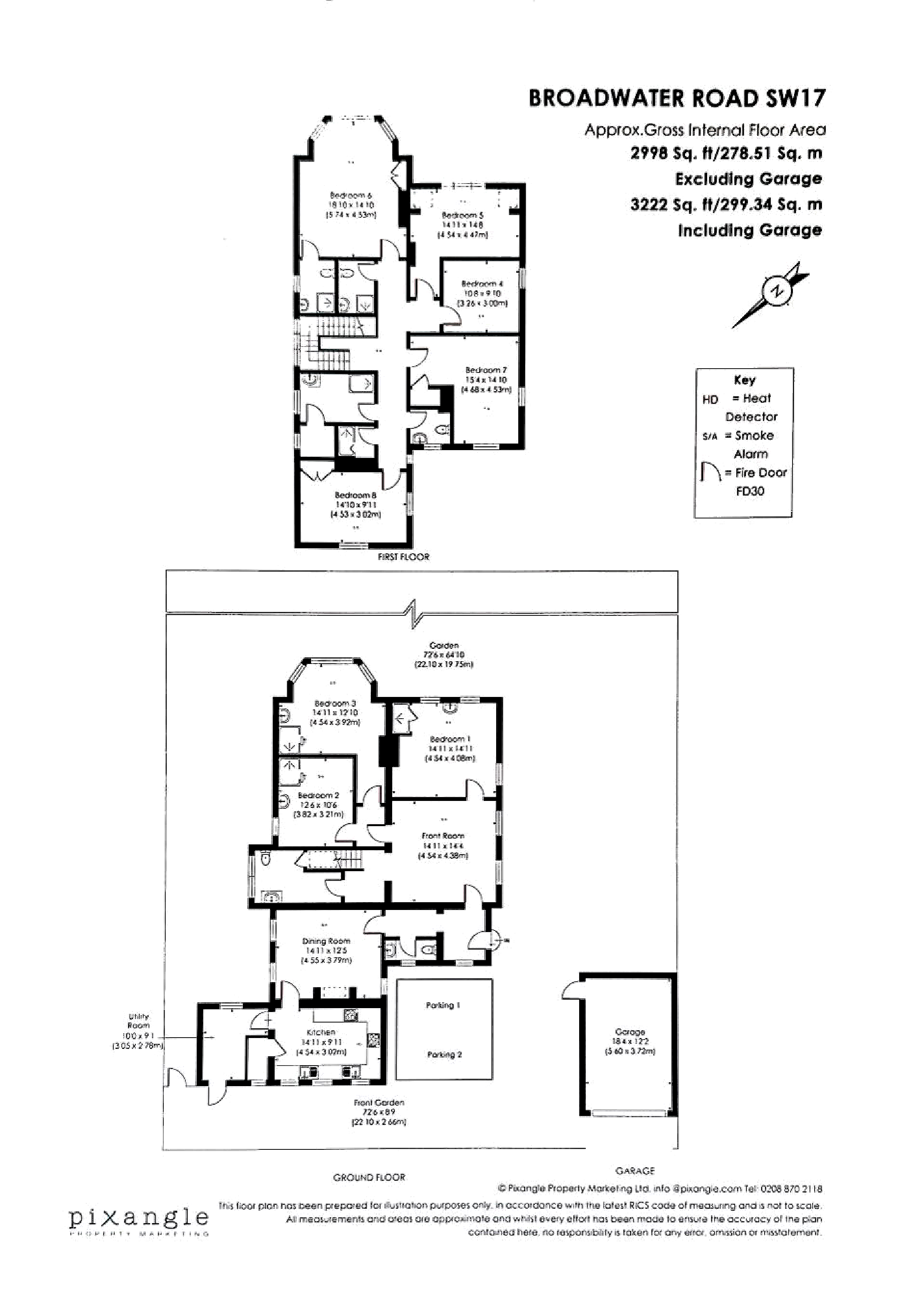 Broadwater Road, London floorplan
