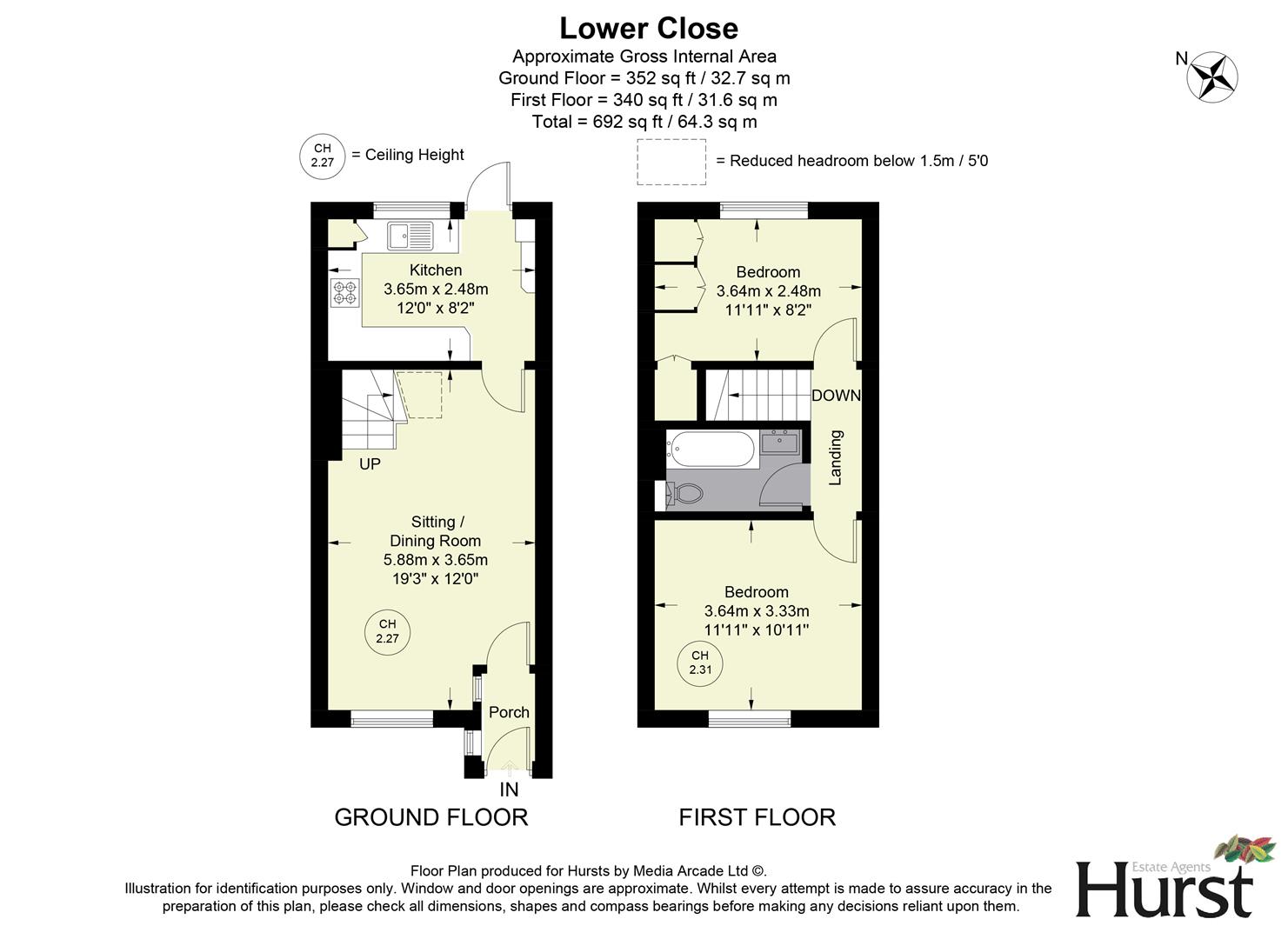 21, Lower Close, Aylesbury floorplan