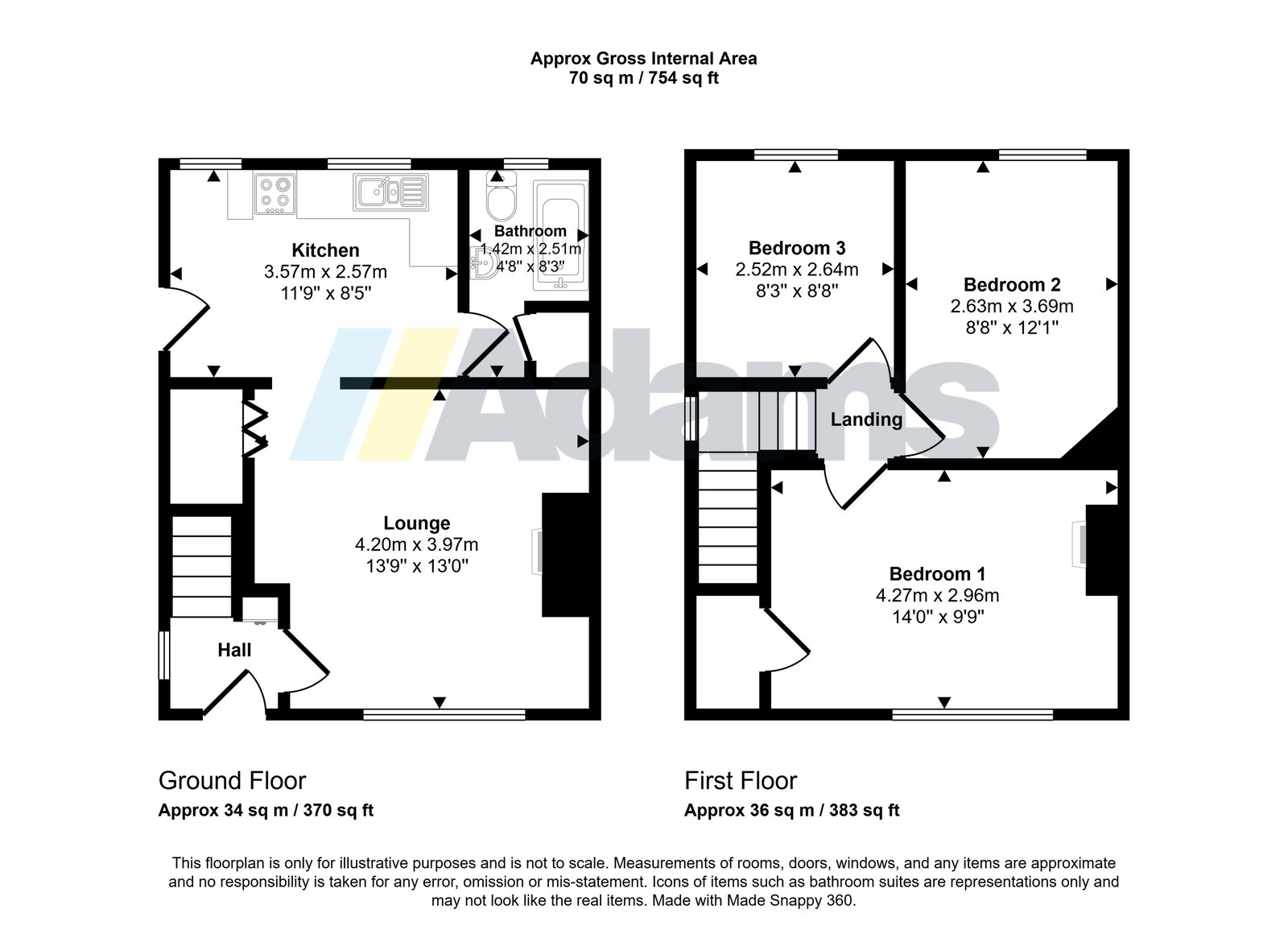 36, Moor Lane, Widnes floorplan