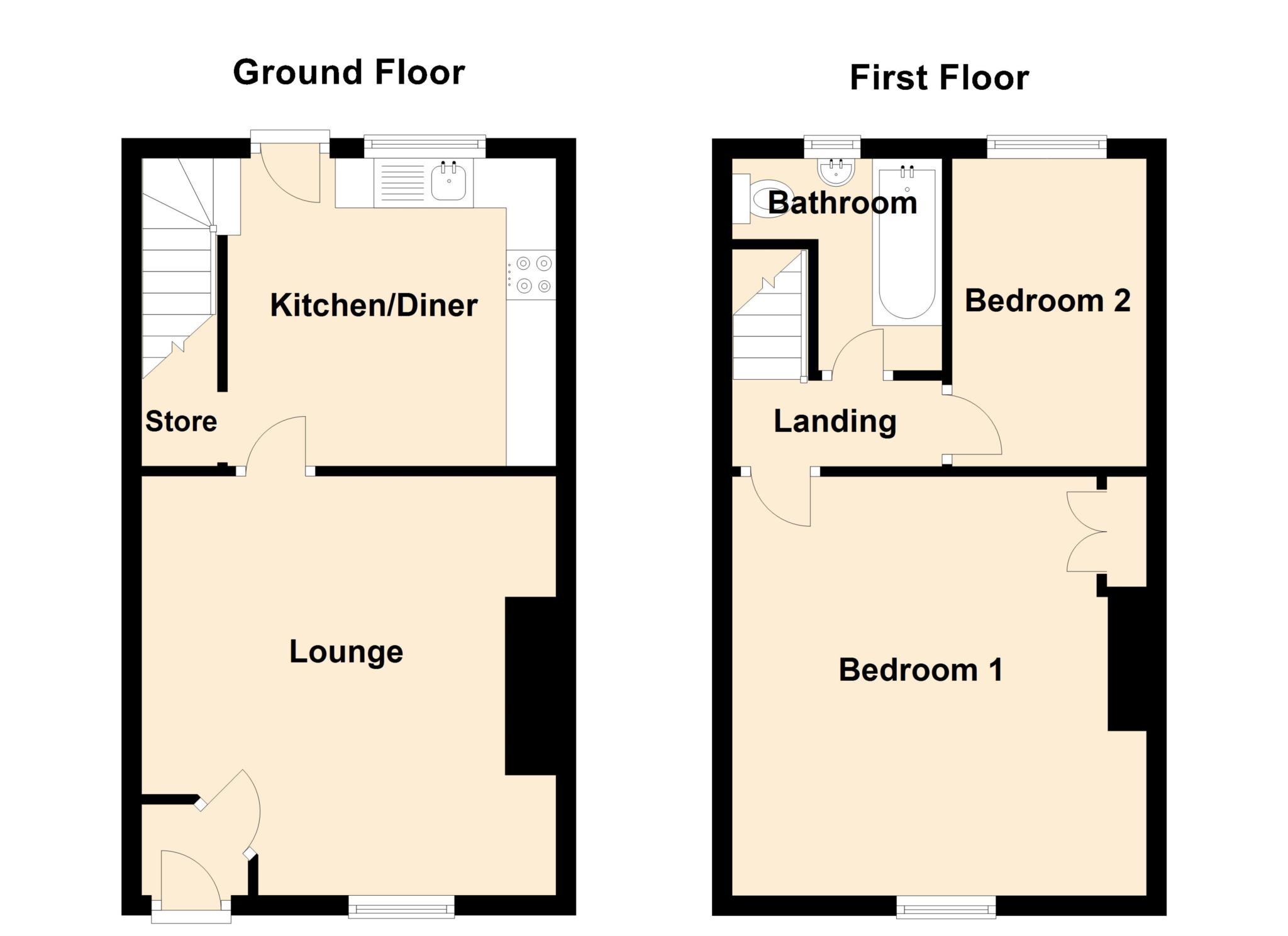 2 Bedrooms Terraced house for sale in Rochdale Road, Shaw, Oldham OL2