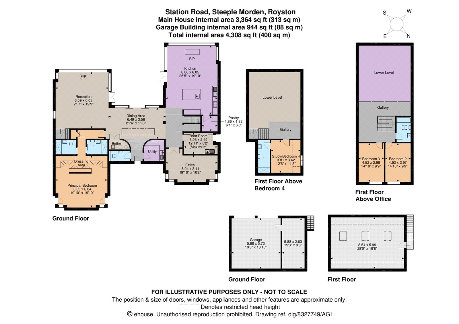 4 Bedrooms Detached house for sale in Station Road, Steeple Morden, Royston, Hertfordshire SG8