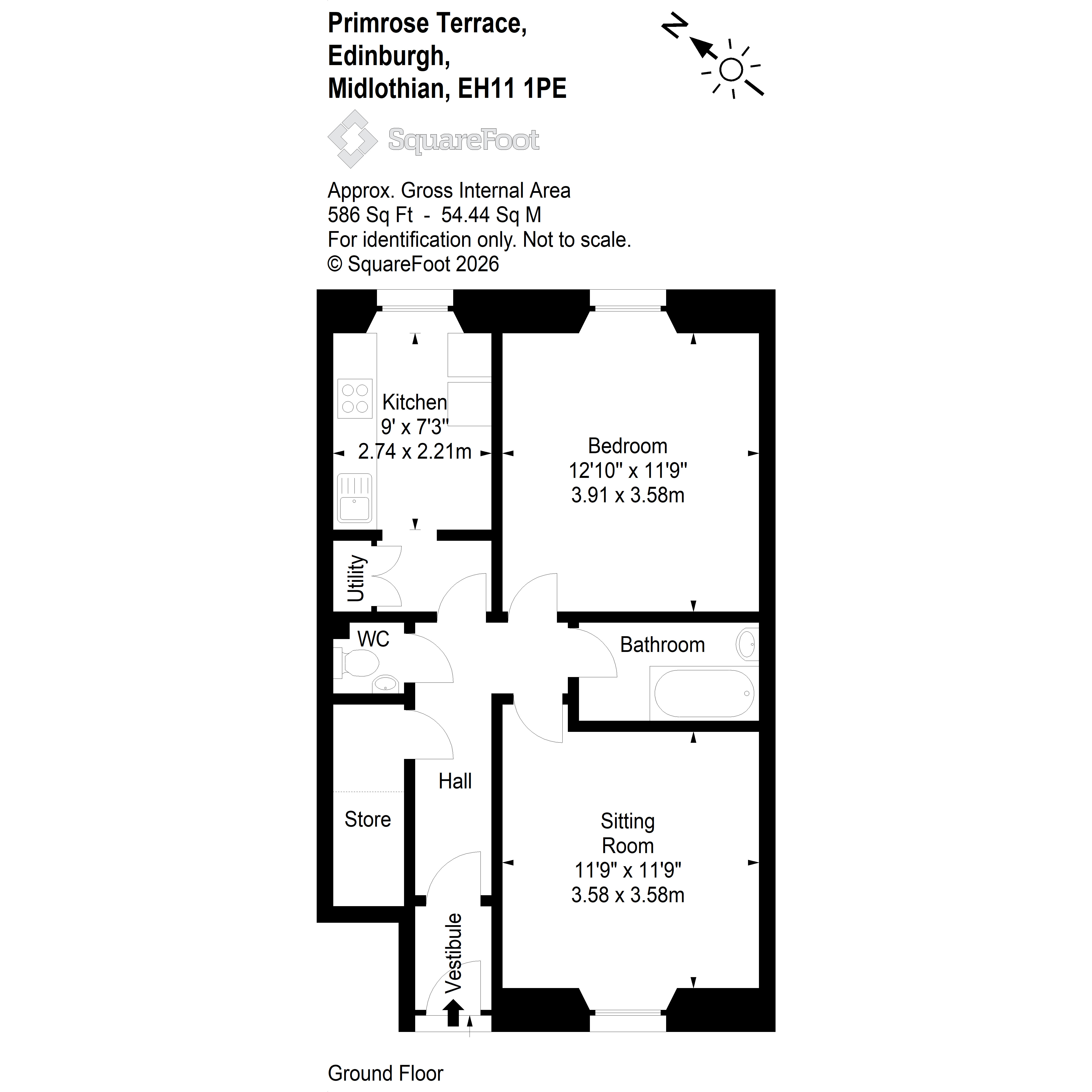 35, Primrose Terrace, Edinburgh floorplan