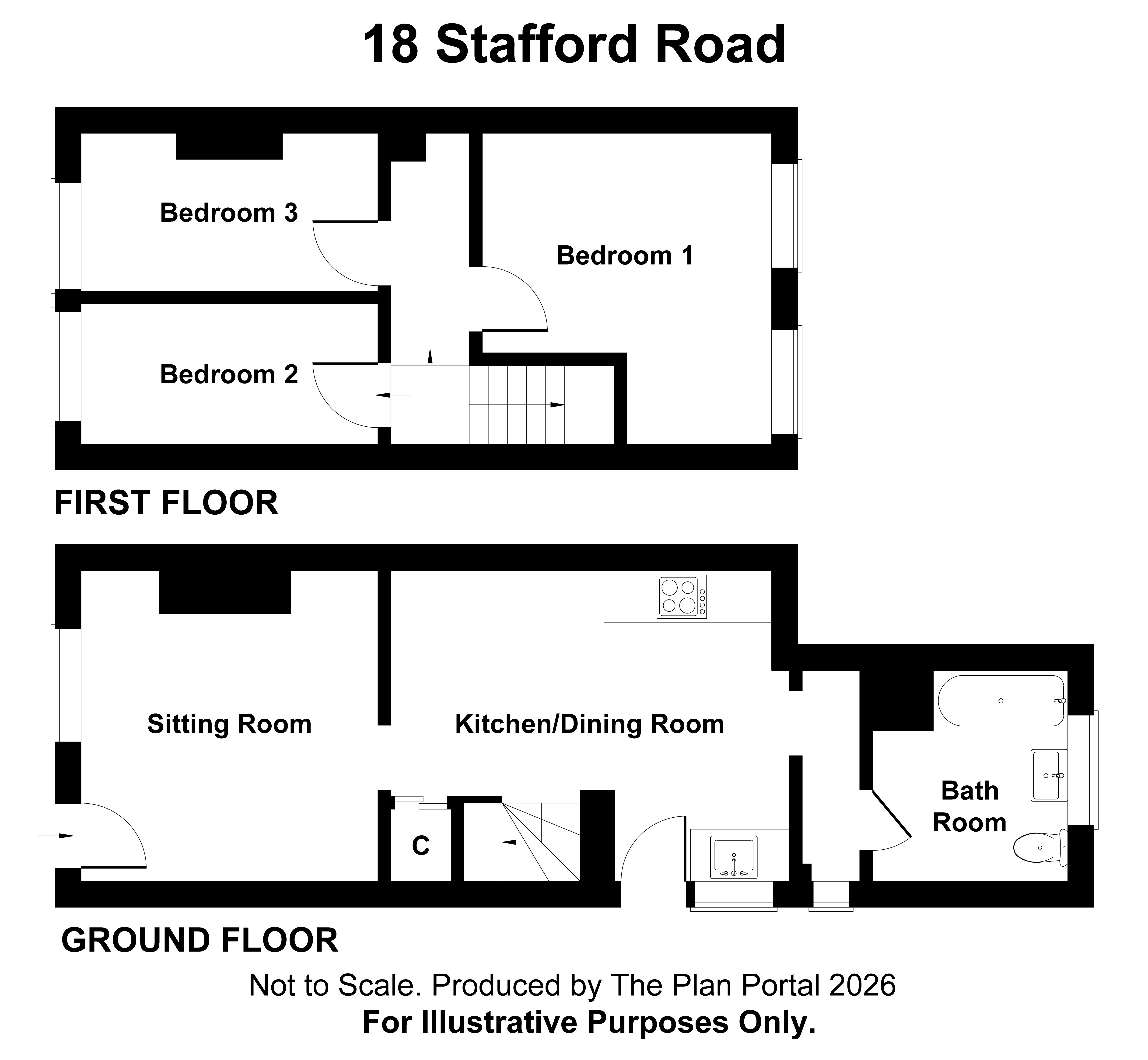 18, Stafford Road, Newport floorplan