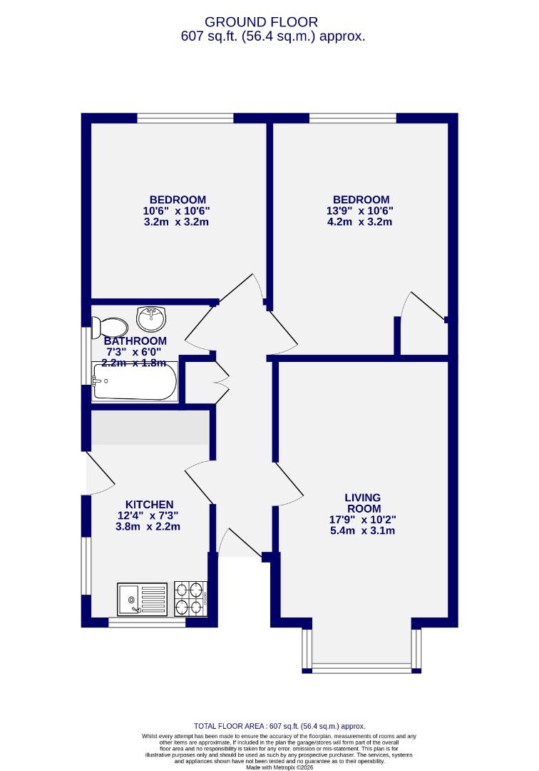 84, Maple Grove, York floorplan