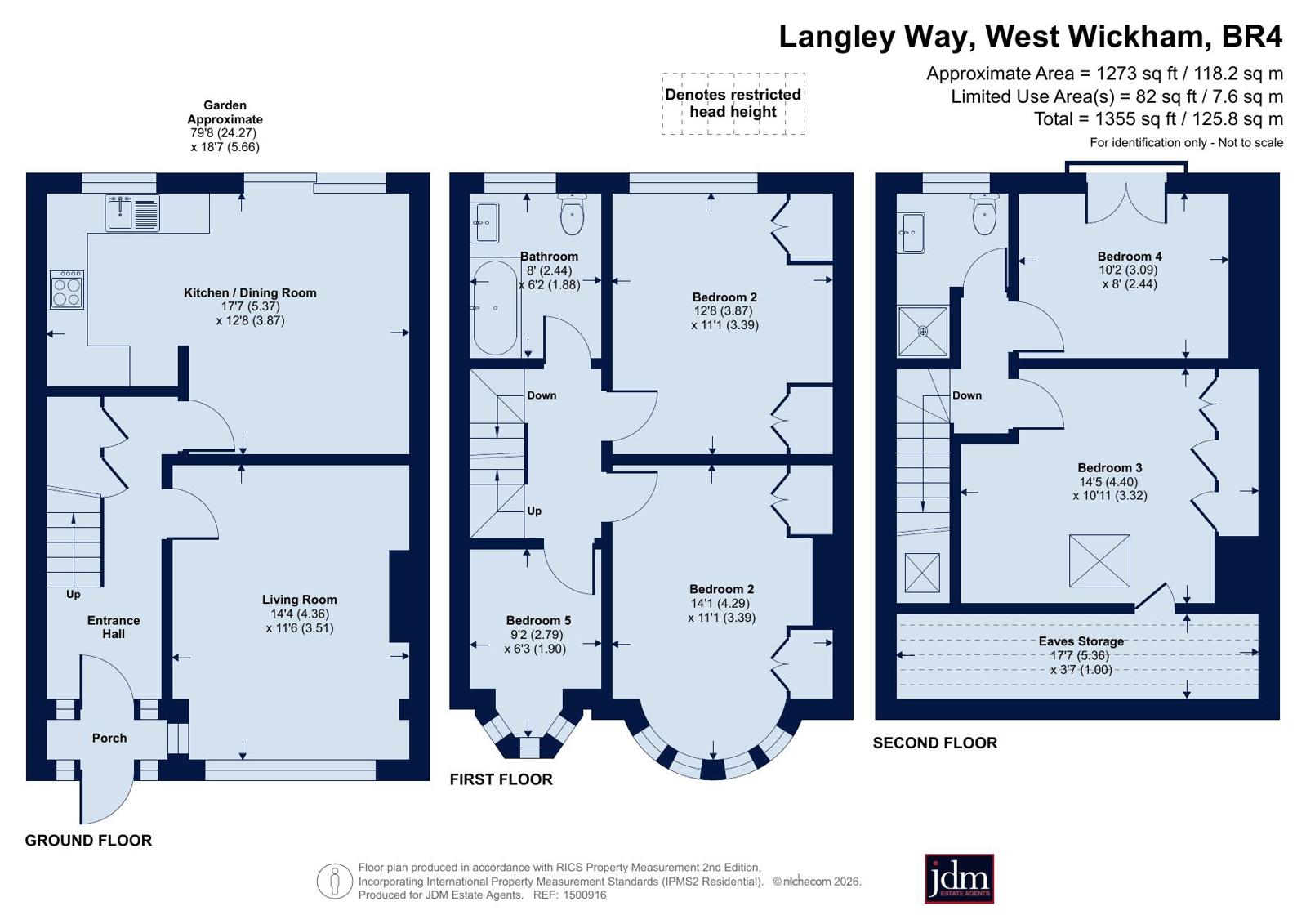 205, Langley Way, West Wickham floorplan