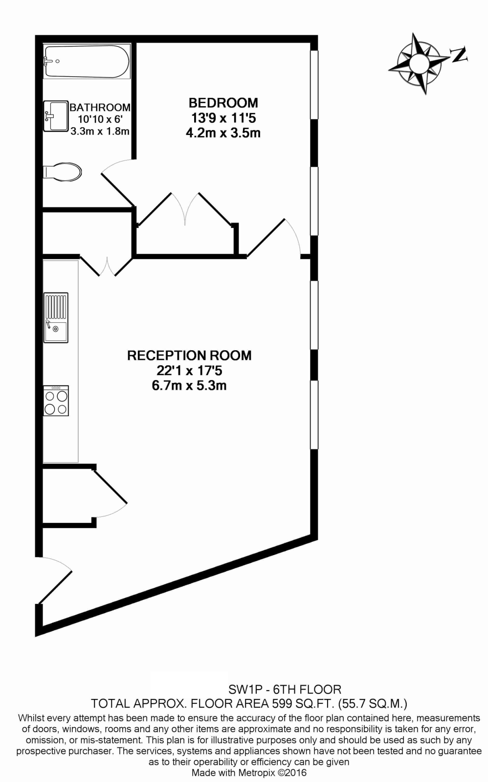 John Islip Street, Westminster floorplan