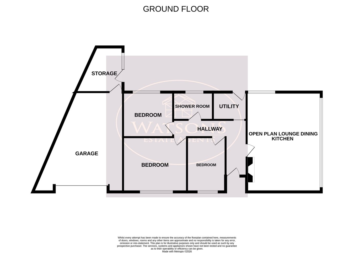 2, Foxglove Road, Nottingham floorplan
