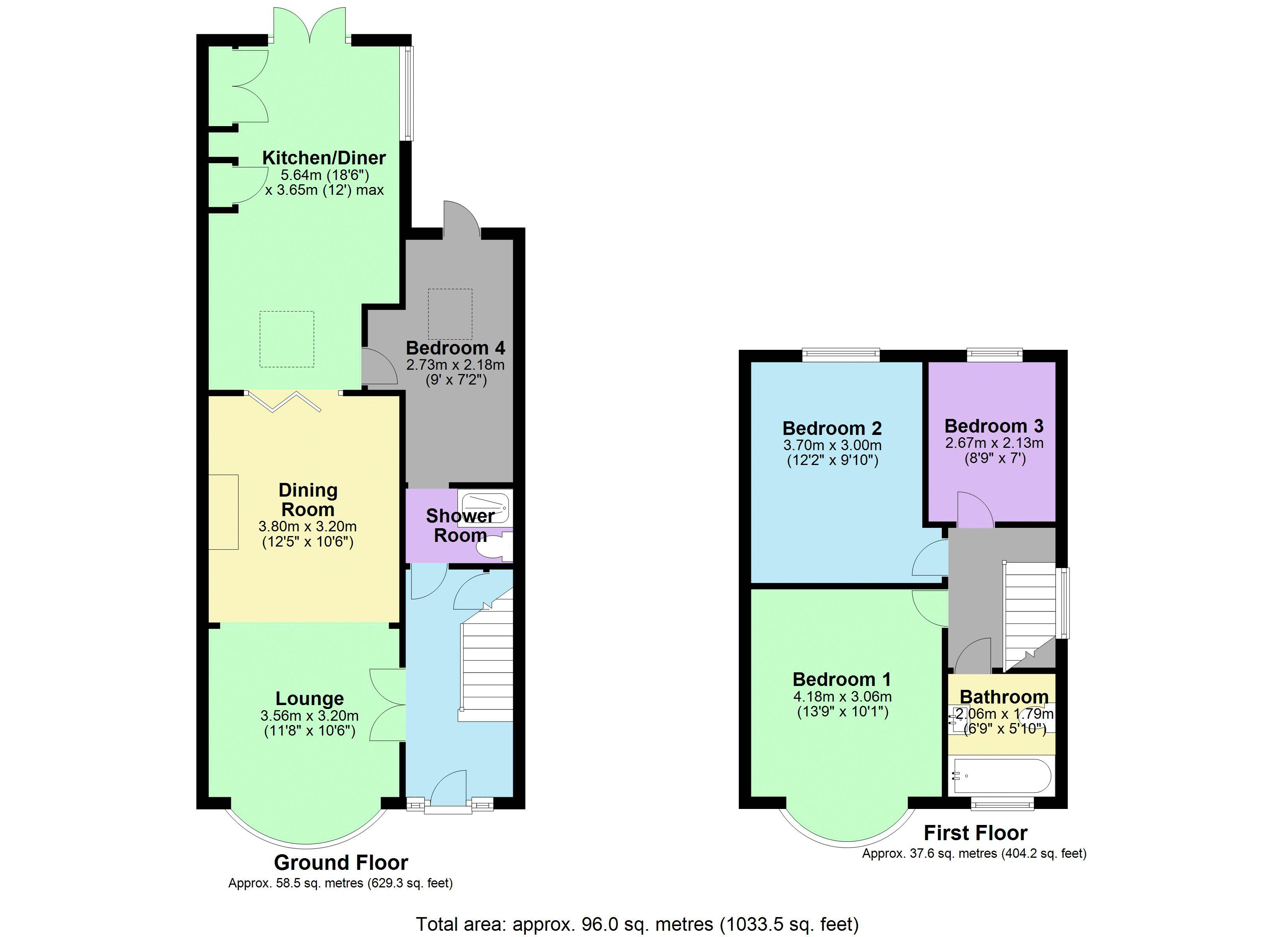 42, Walton Drive, Harrow floorplan