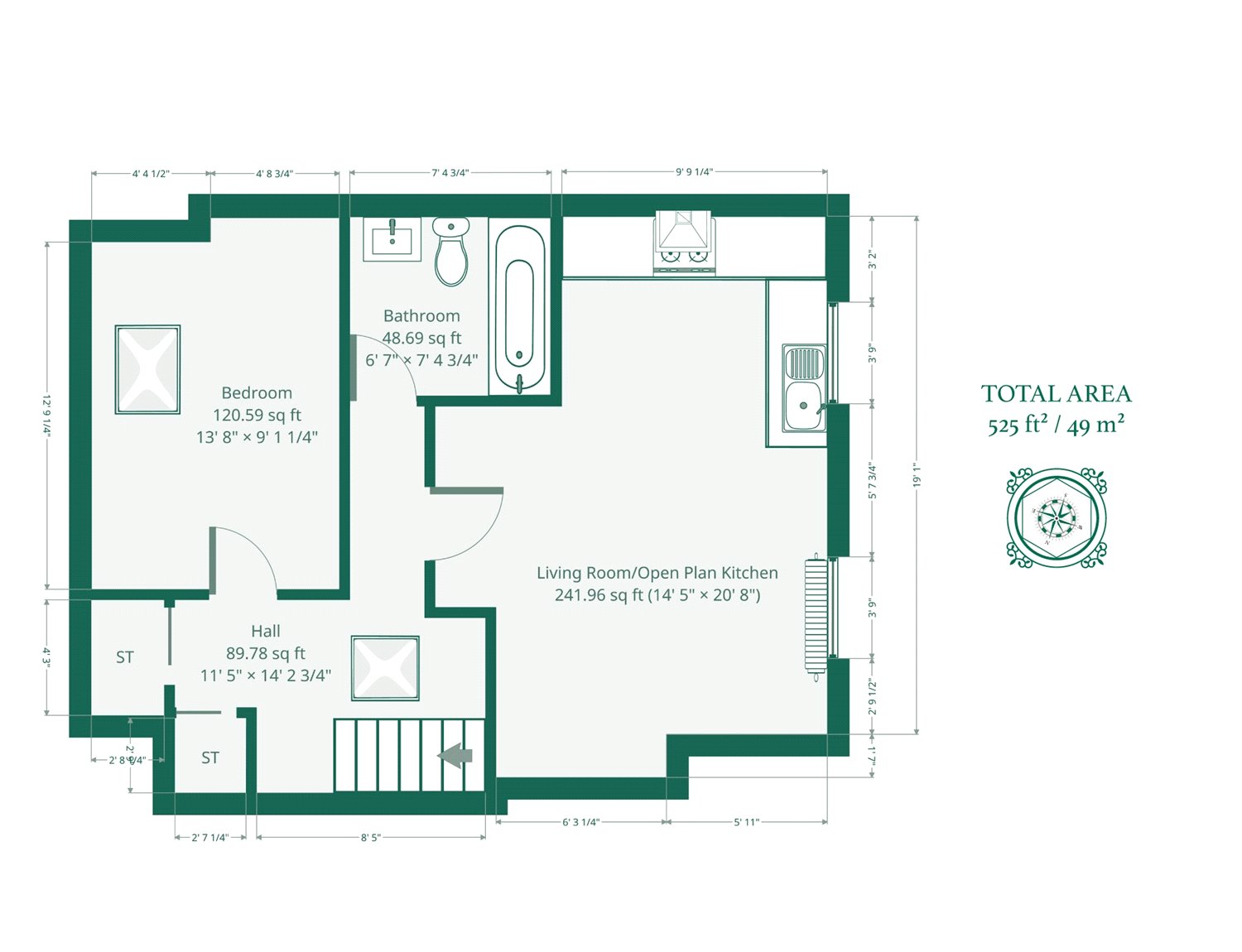 1 Bedrooms Flat for sale in Harringay Gardens, London N8