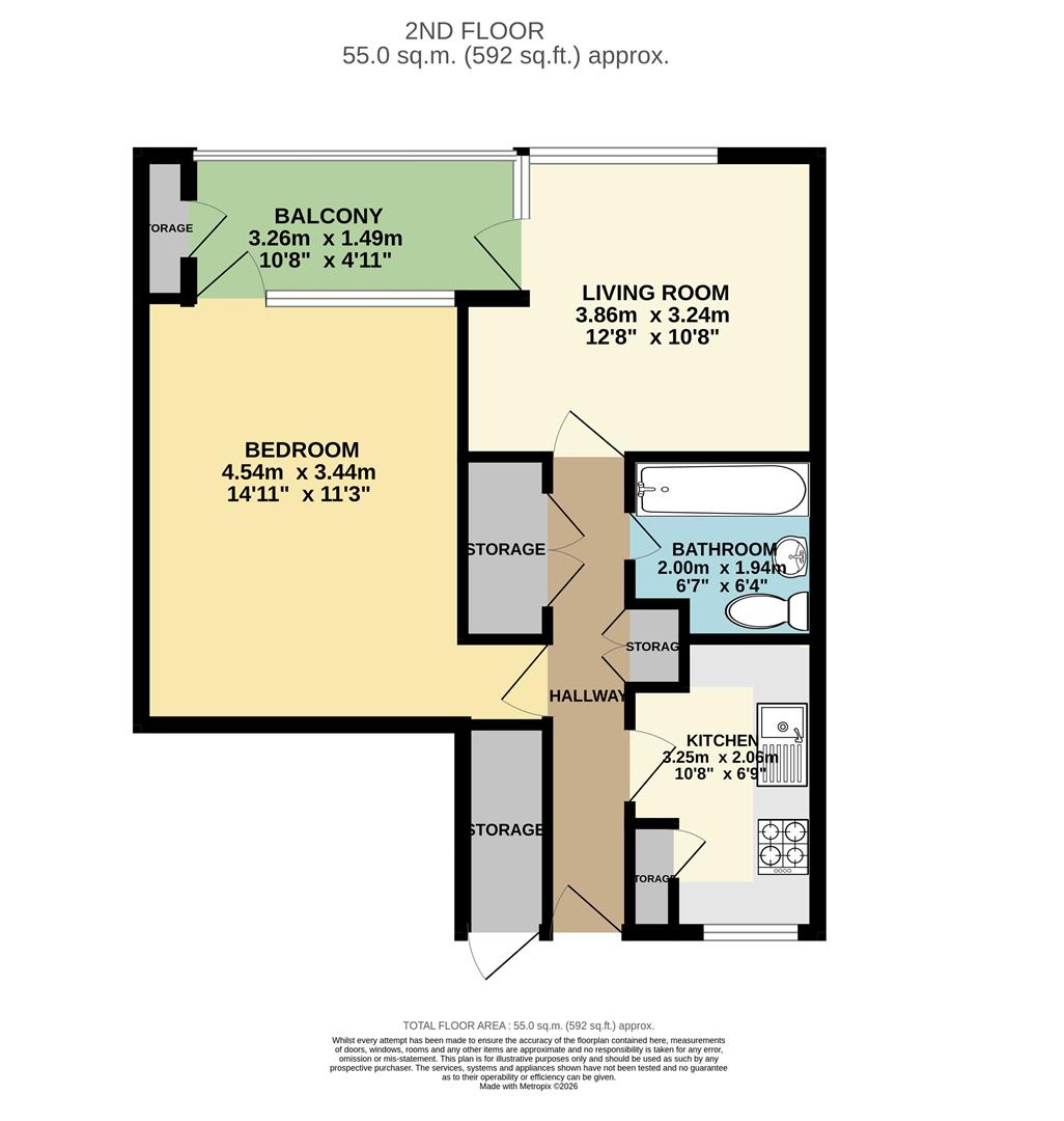 251, Waverley Road, London floorplan