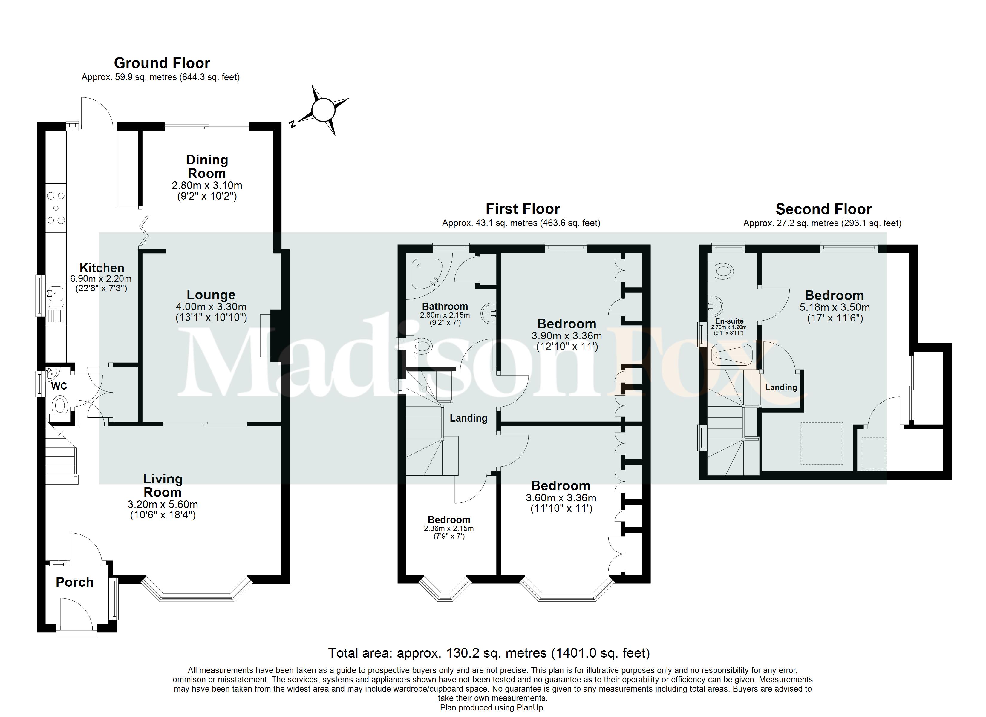 5, Grenville Gardens, Woodford Green floorplan