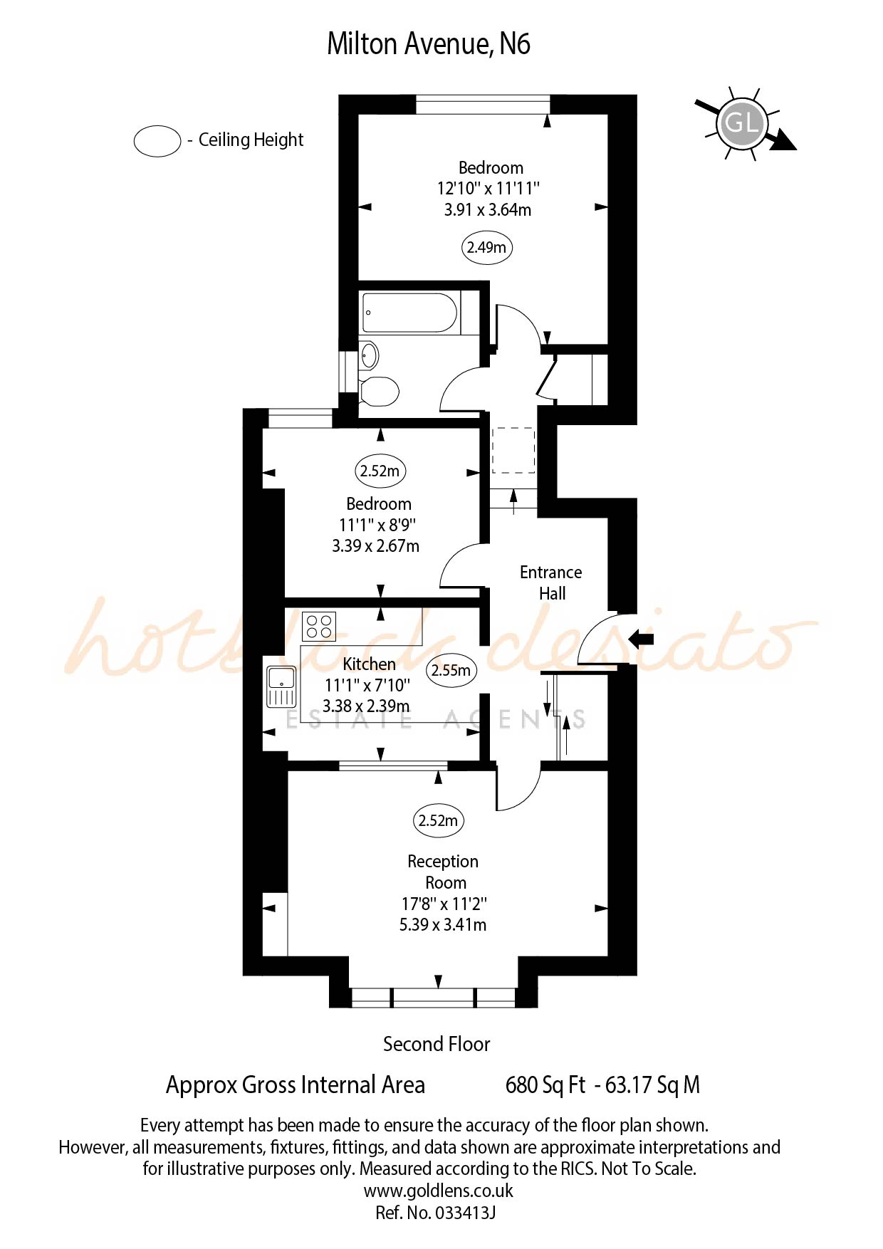 Milton Avenue, London floorplan