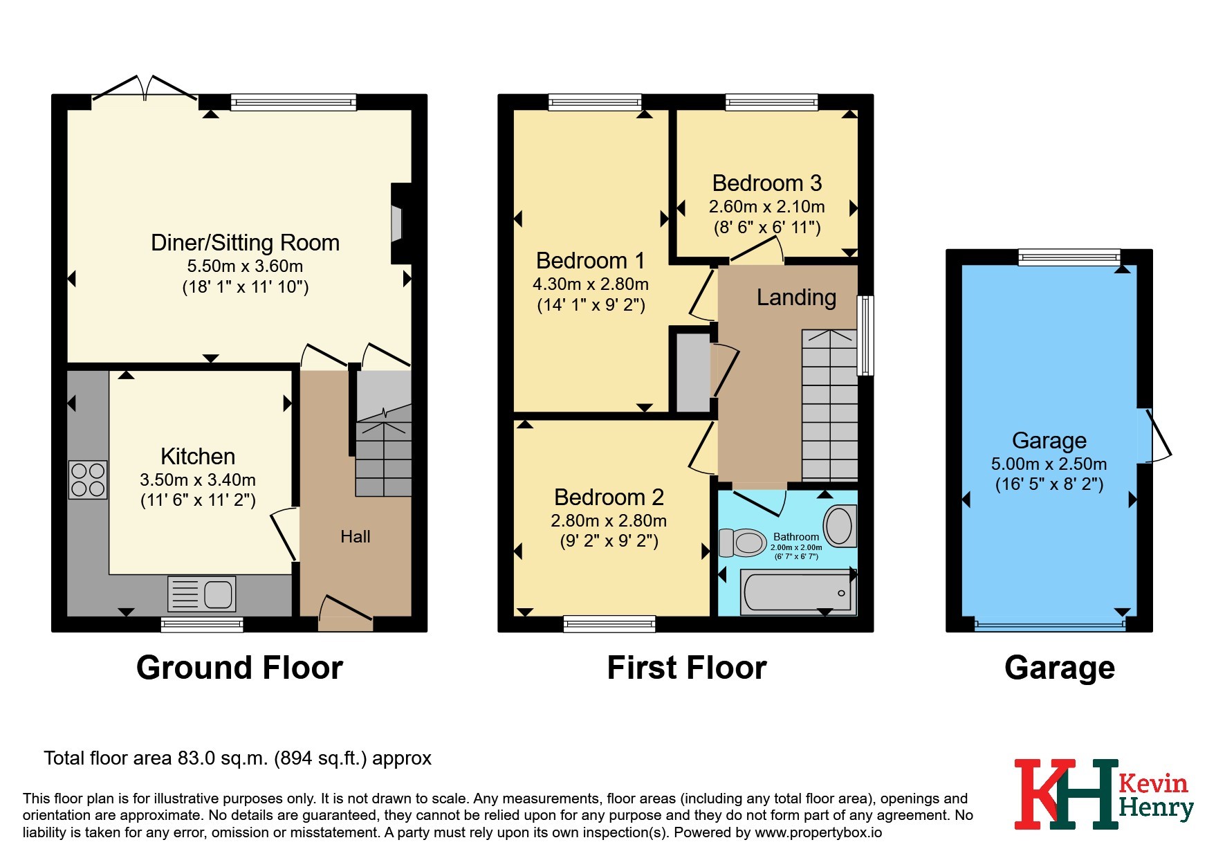 48, Ross Close, Saffron Walden floorplan