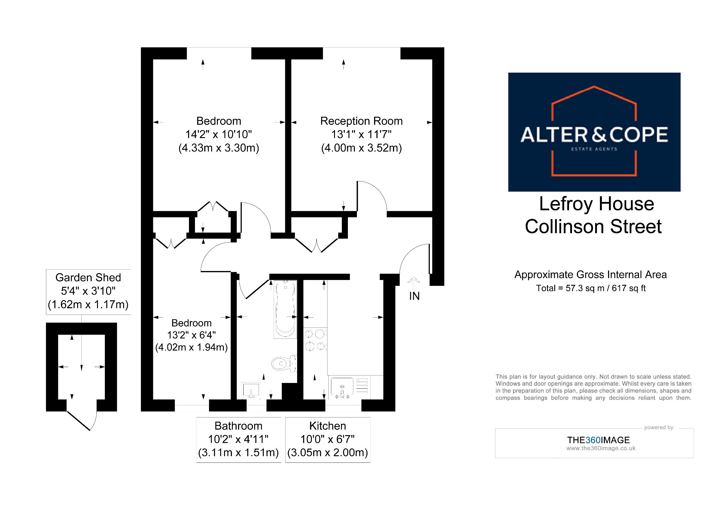 Flat 11, Lefroy House, London floorplan