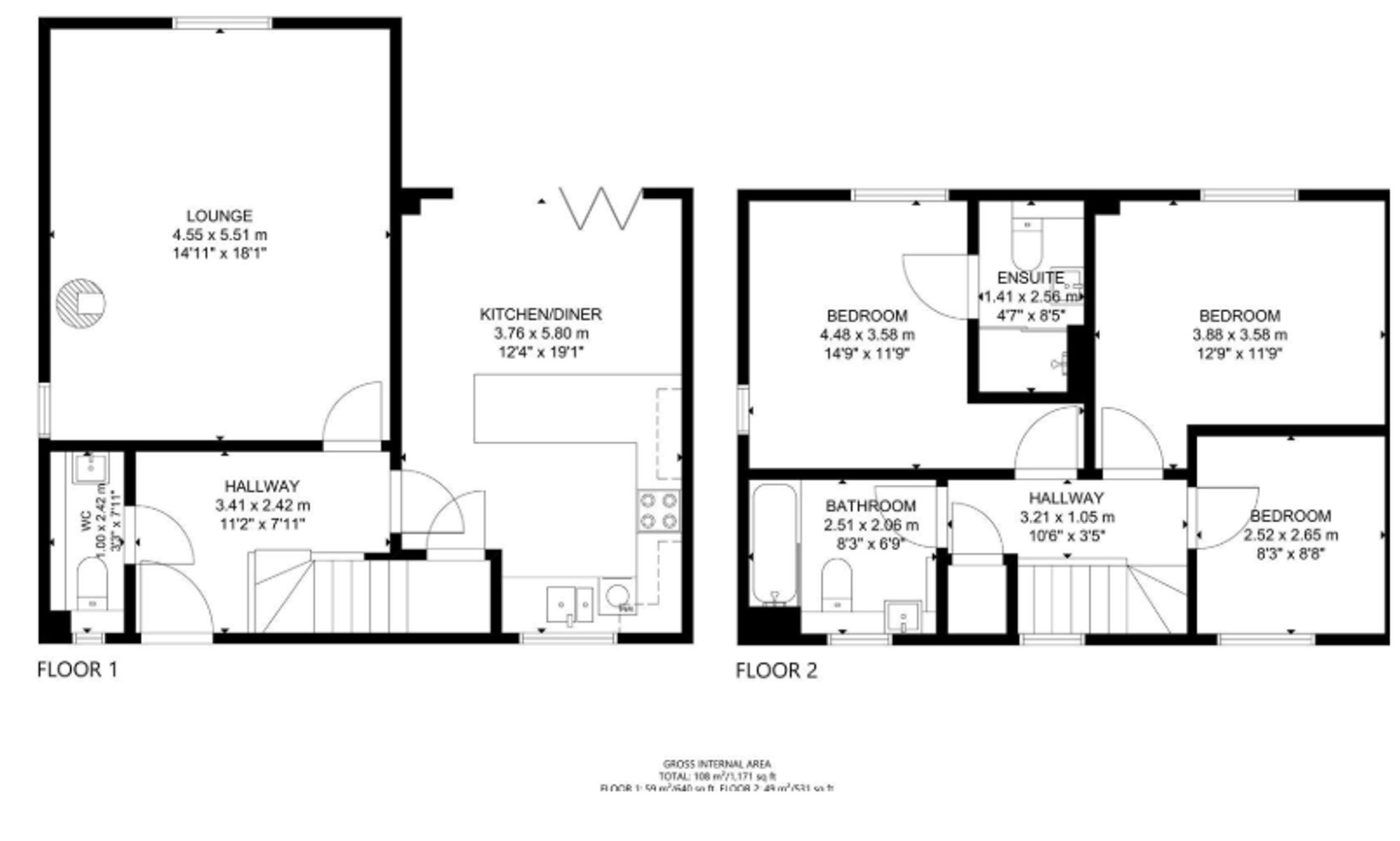 18 Oak Way, Hailsham floorplan