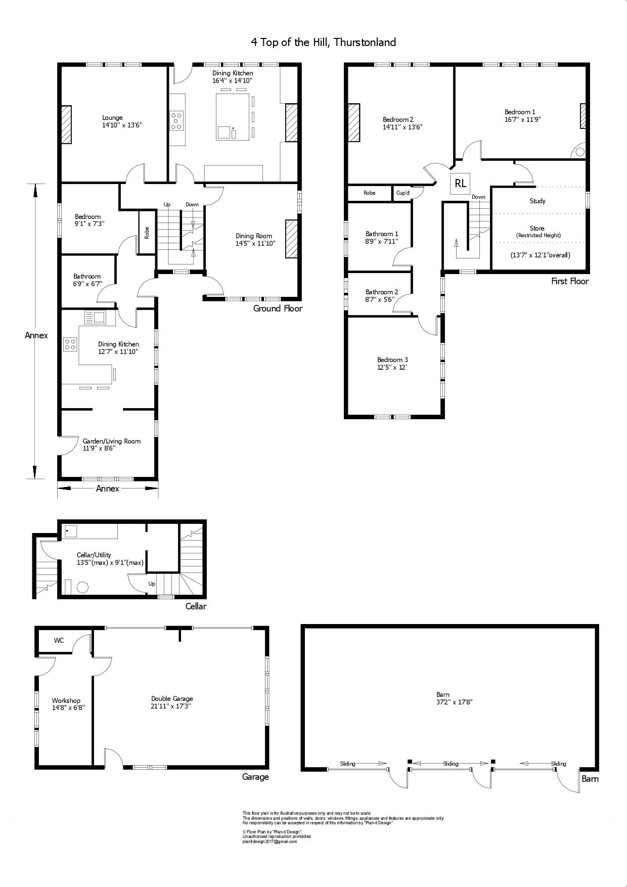 4, Top Of The Hill, Huddersfield floorplan