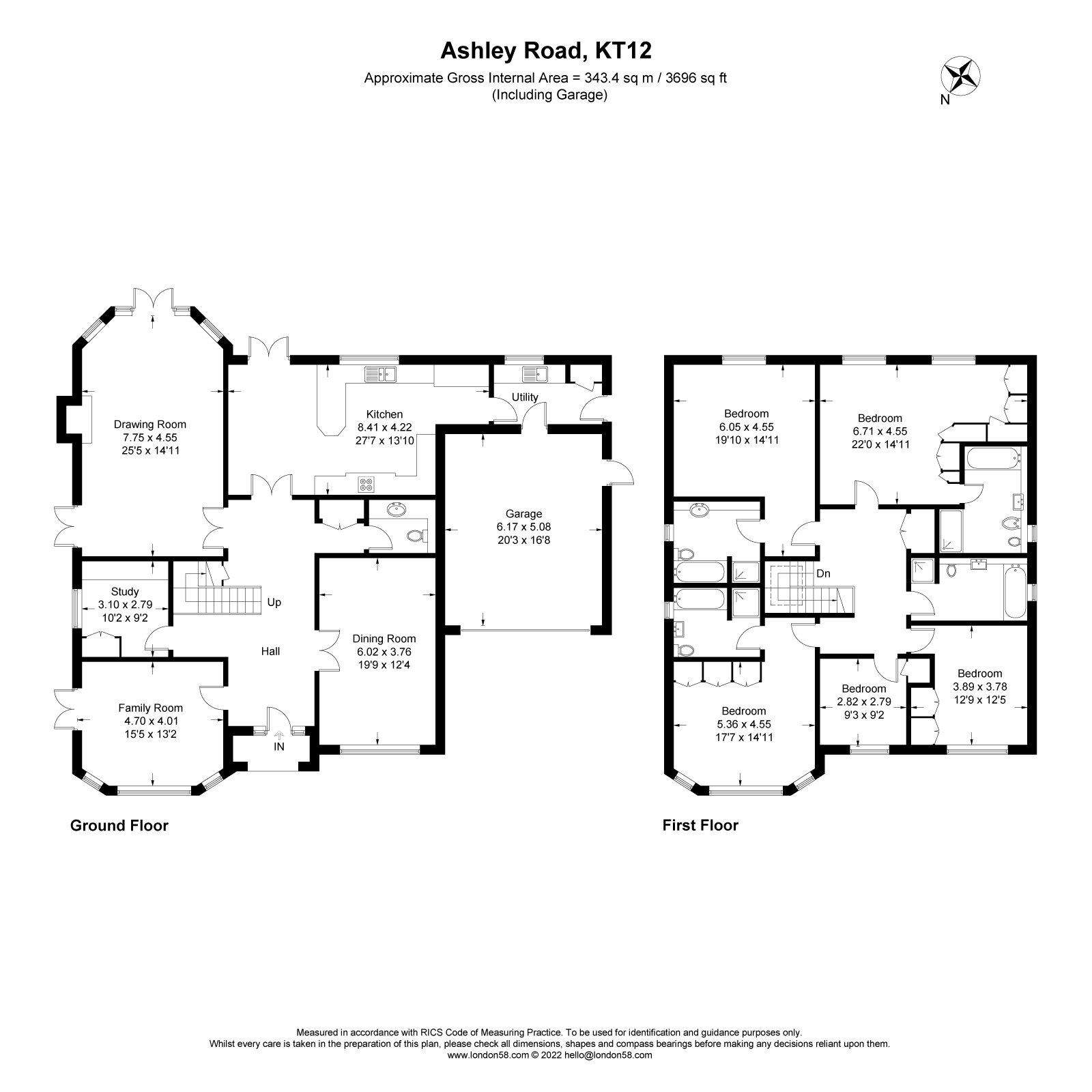 Ashley Road, WaltonOnThames KT12, 5 bedroom detached house for sale 61453117 PrimeLocation