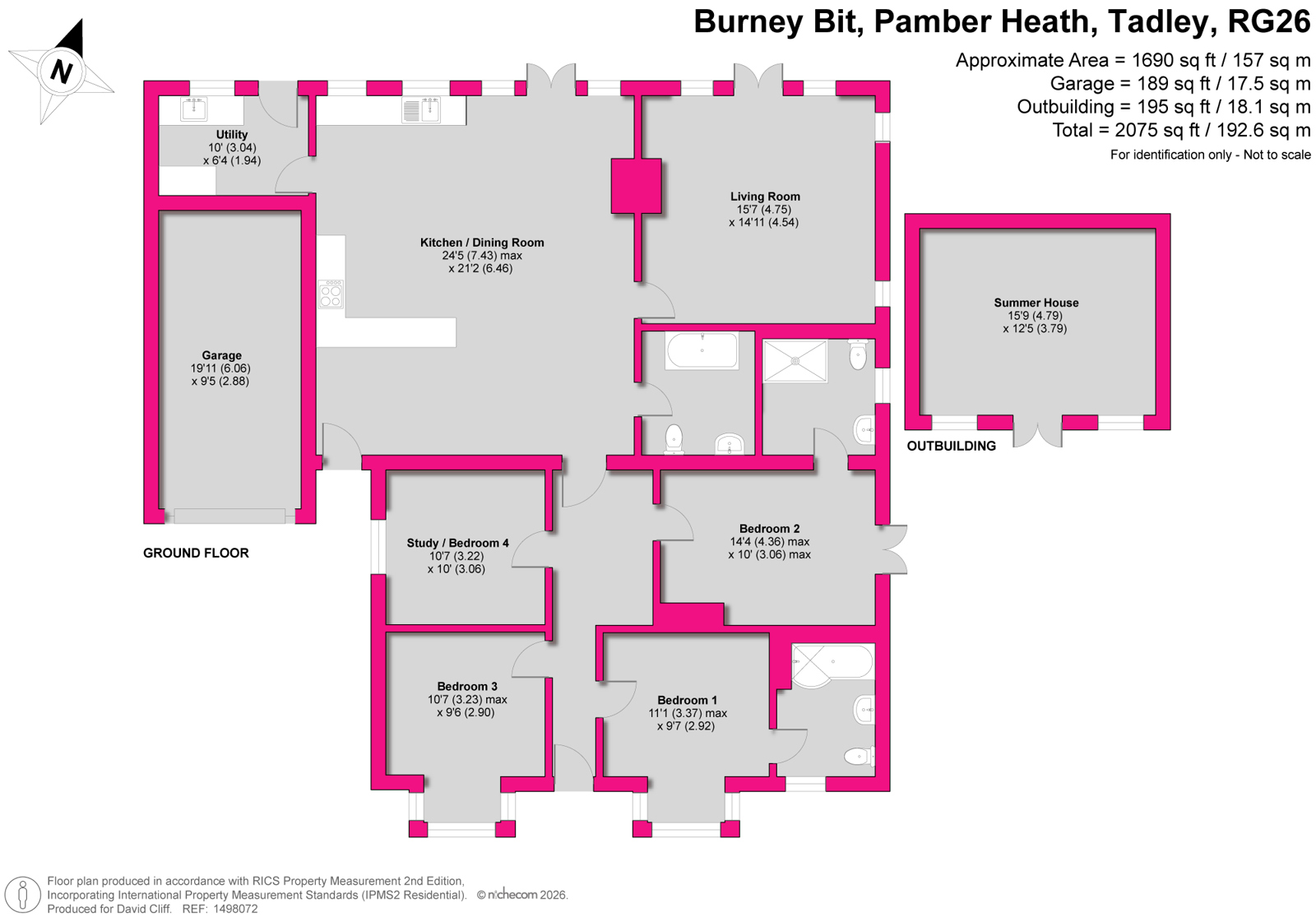 3, Burney Bit, Tadley floorplan