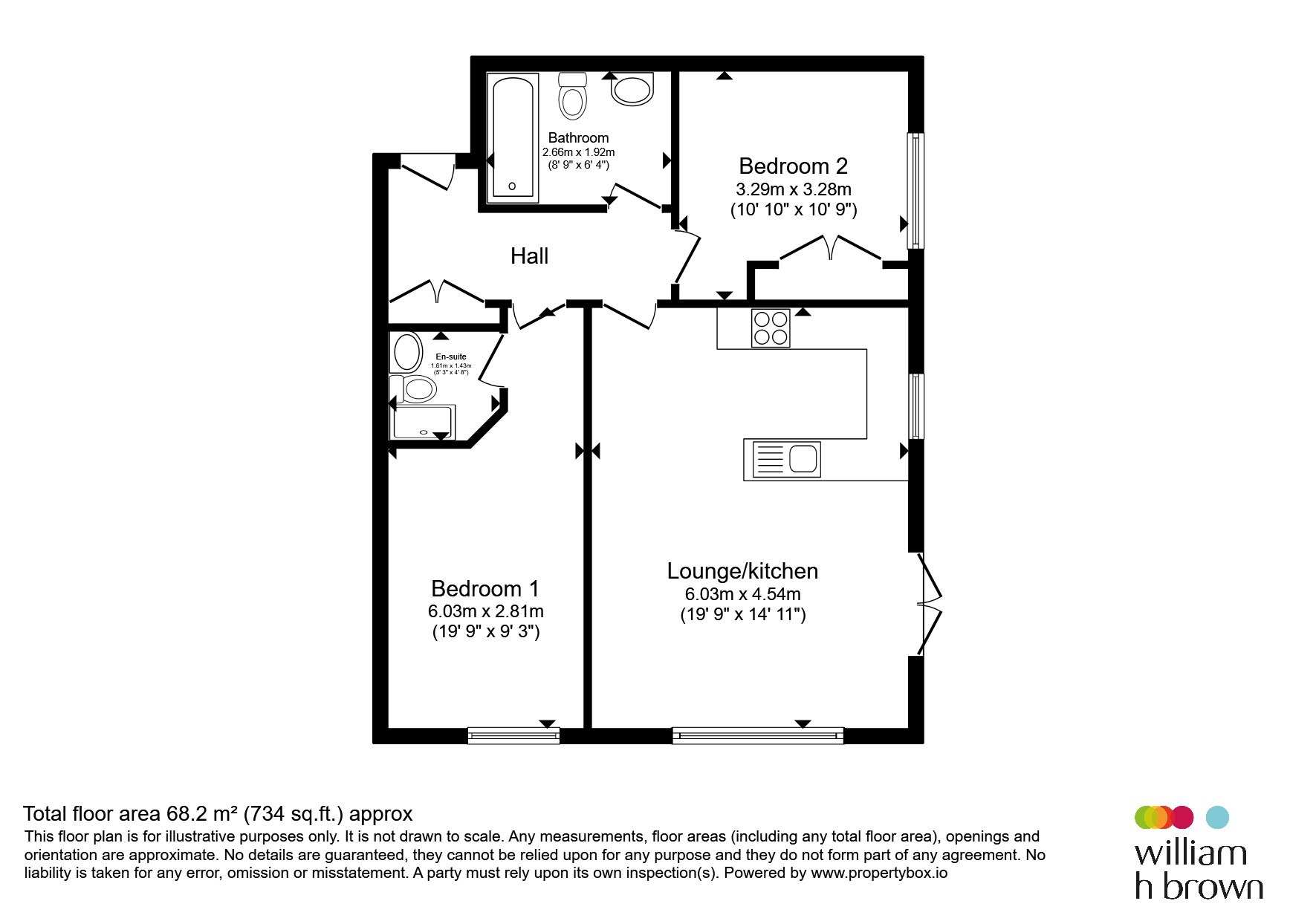 Apartment 4, Broughton Court, 24c, High Street, Harrogate floorplan