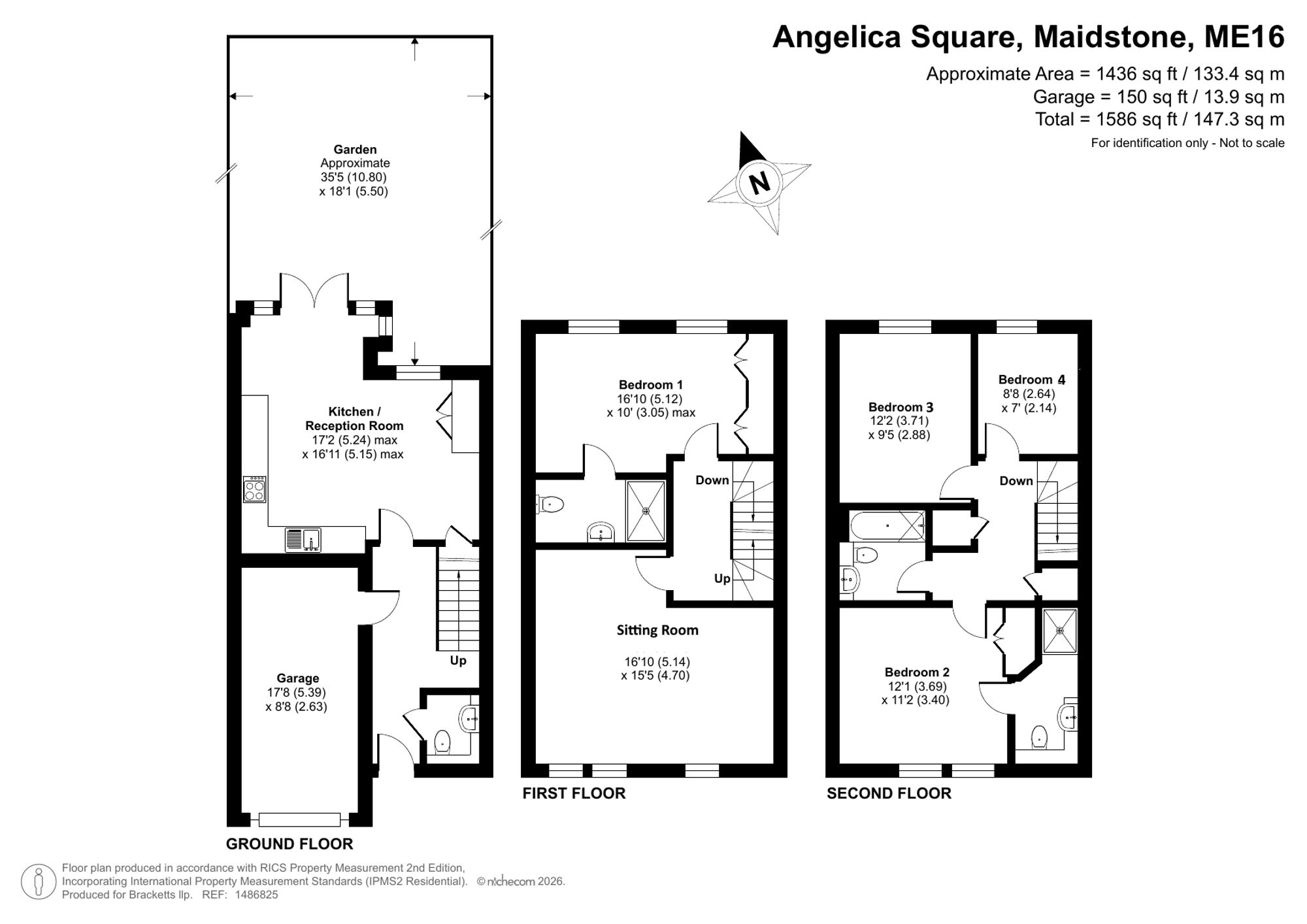 4 Angelica Square, Maidstone floorplan