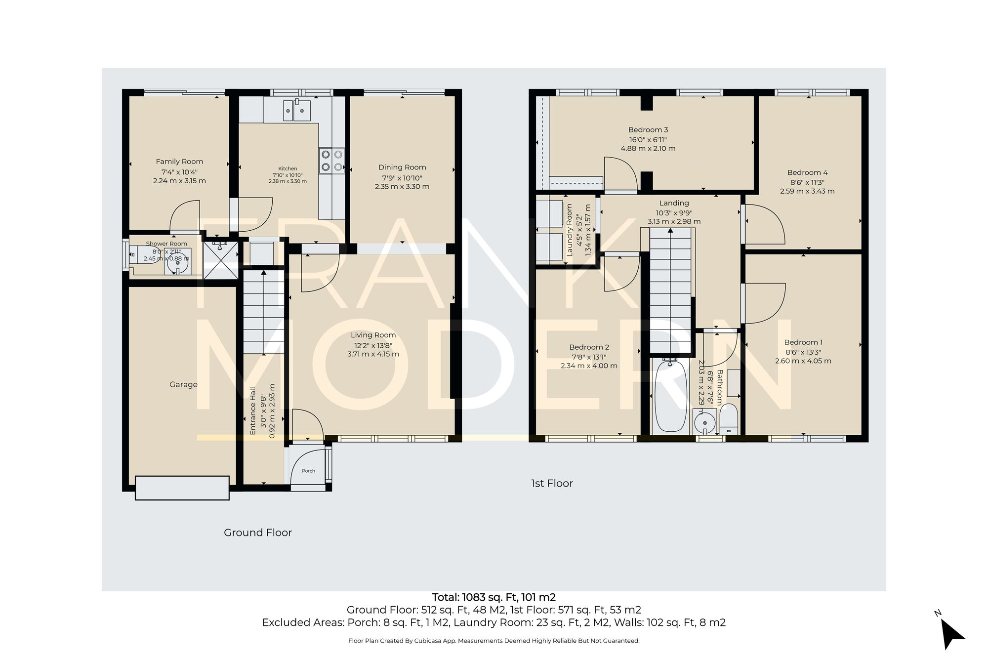 9 Ascot Drive, Peterborough floorplan
