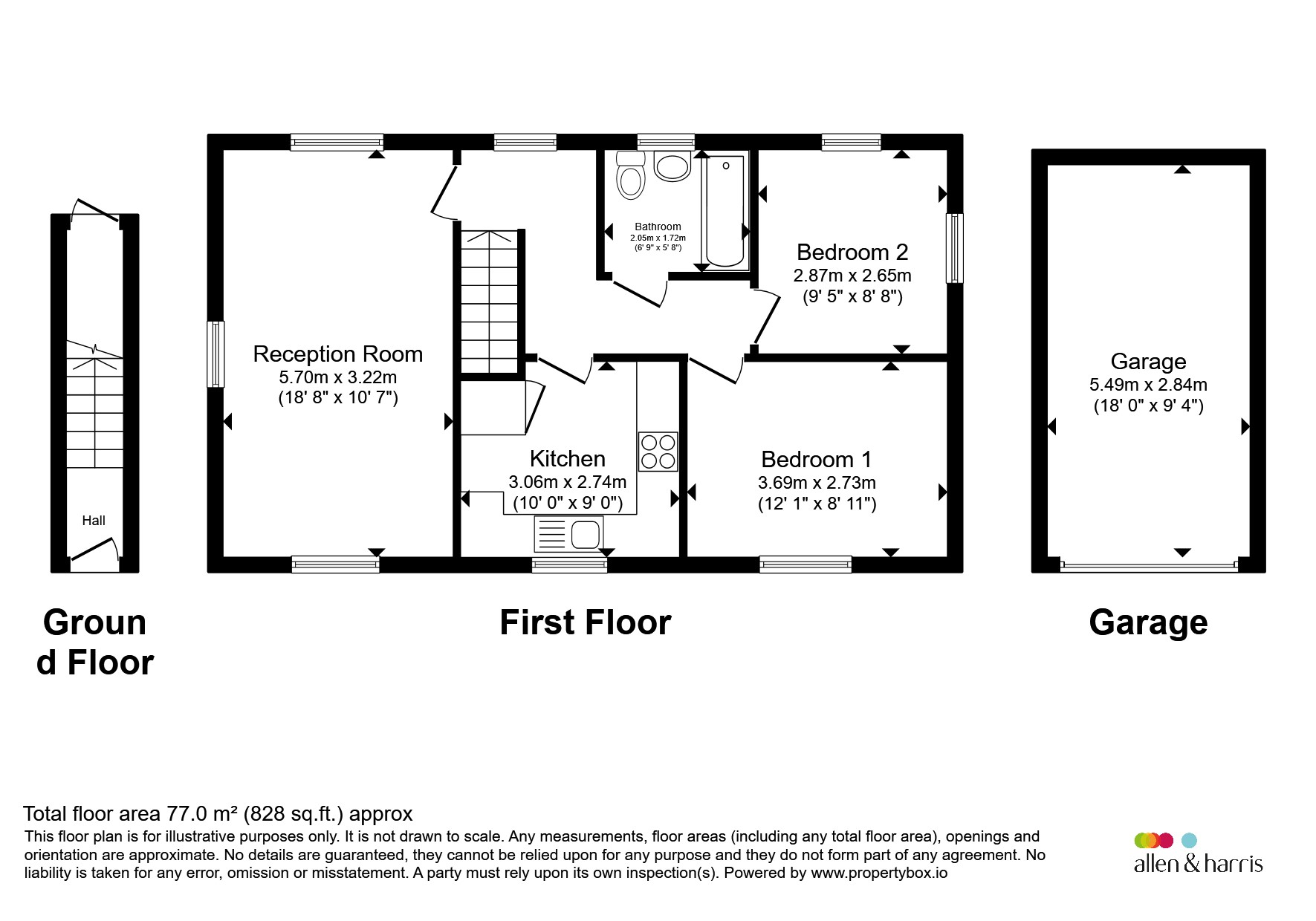 2, Peacock Mews, Didcot floorplan