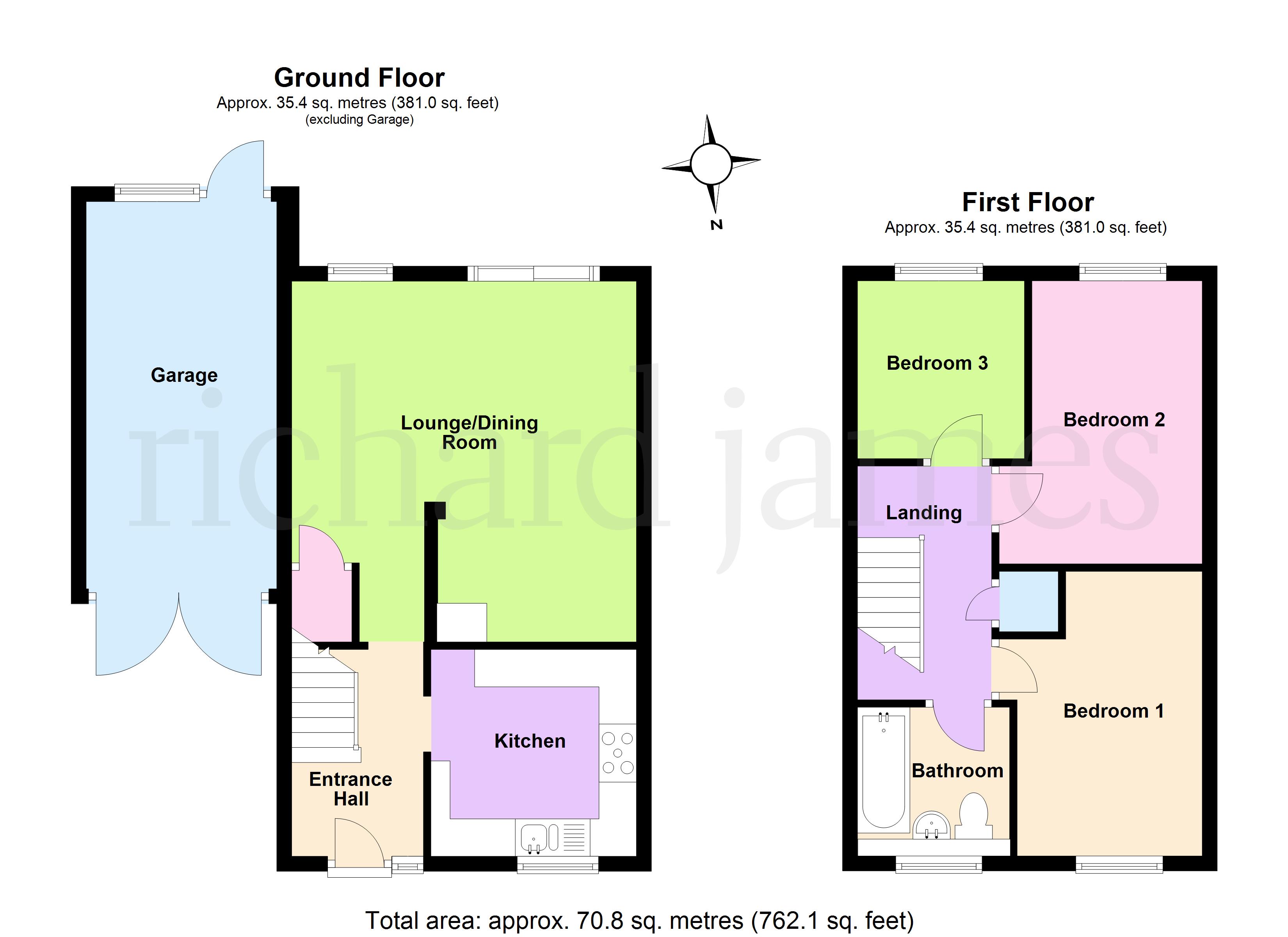 9, Wentworth Avenue, Wellingborough floorplan