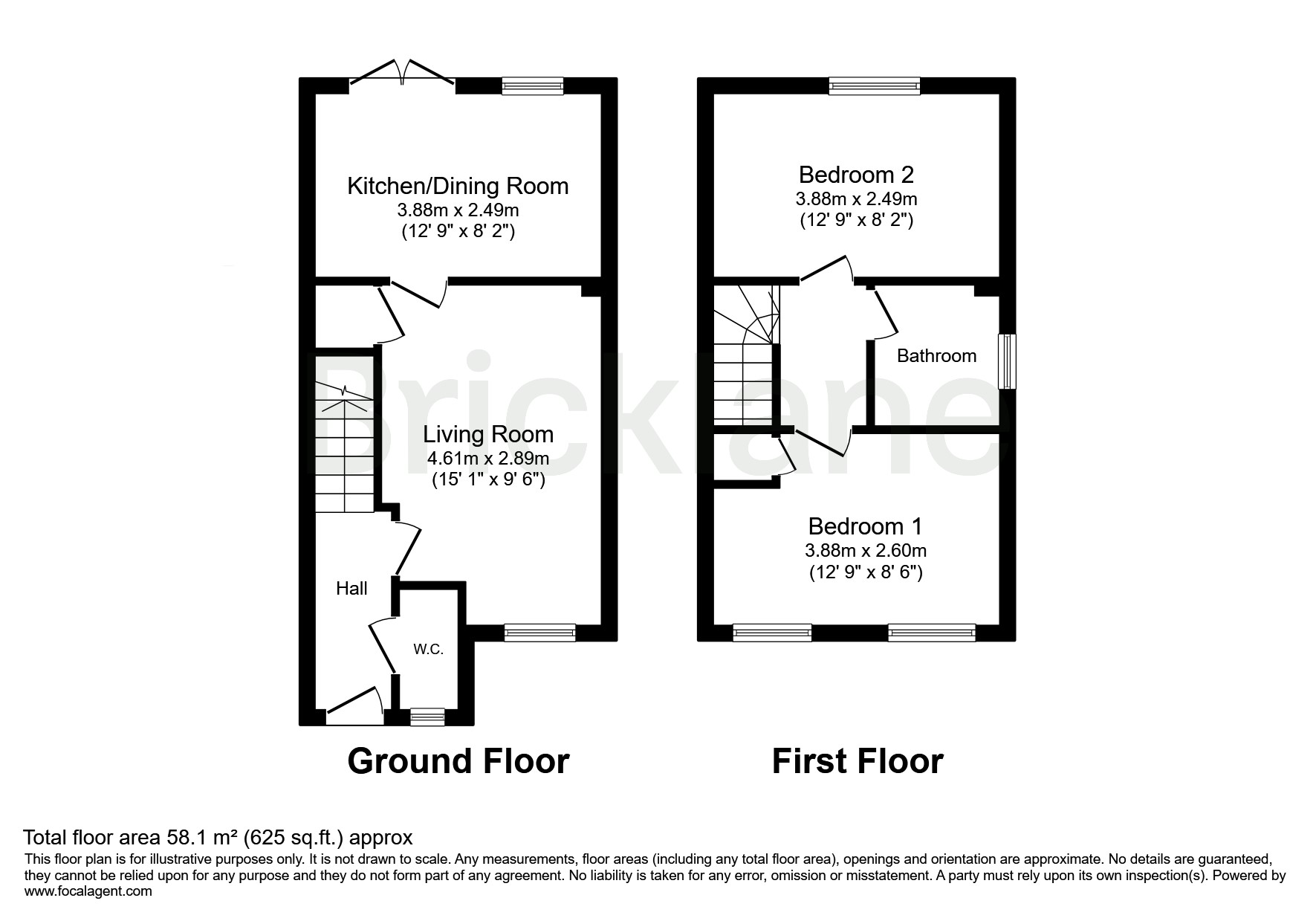 1, Alva Close, Corby floorplan