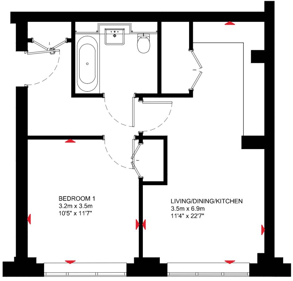 1 Bedrooms Flat to rent in Lesbourne Road, Reigate RH2