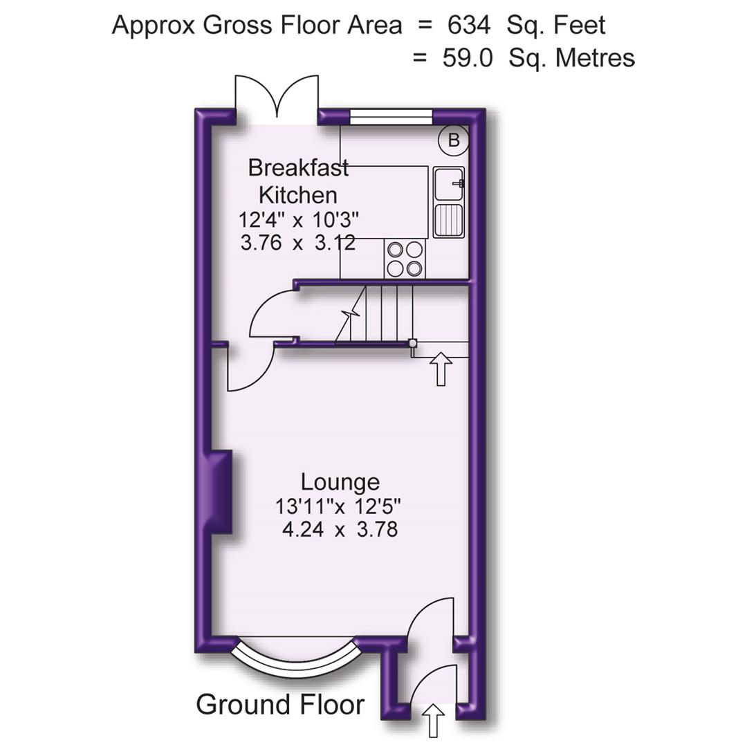 78, Stapleford Close, Manchester floorplan