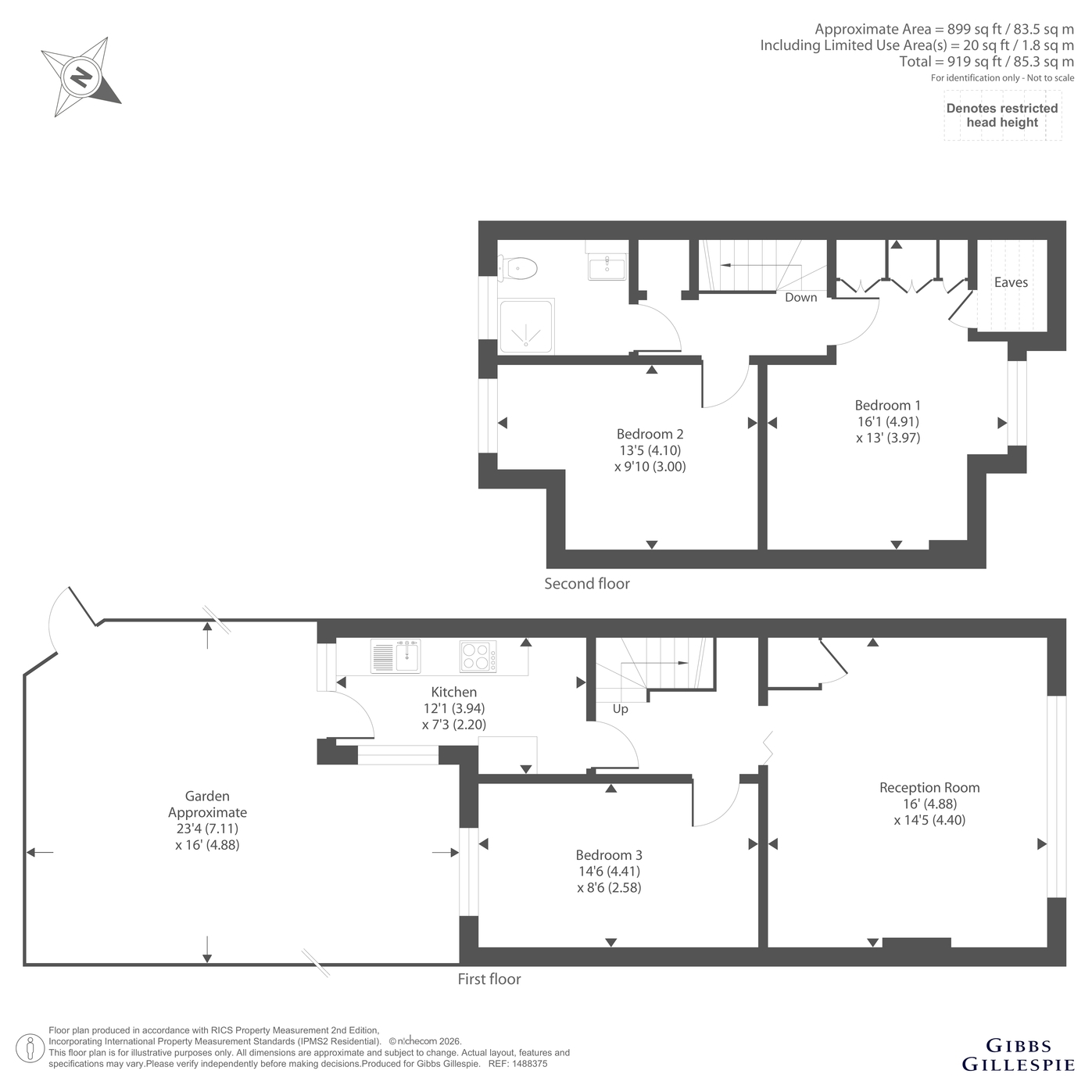 214A, Whitby Road, Middlesex floorplan