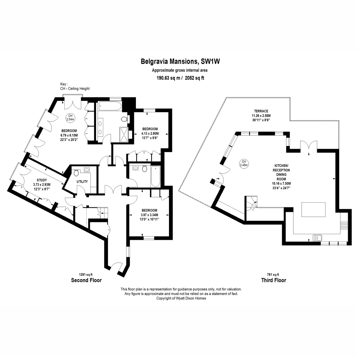 Flat Apartment 8, Belgravia Mansions, Holbein Place, London floorplan