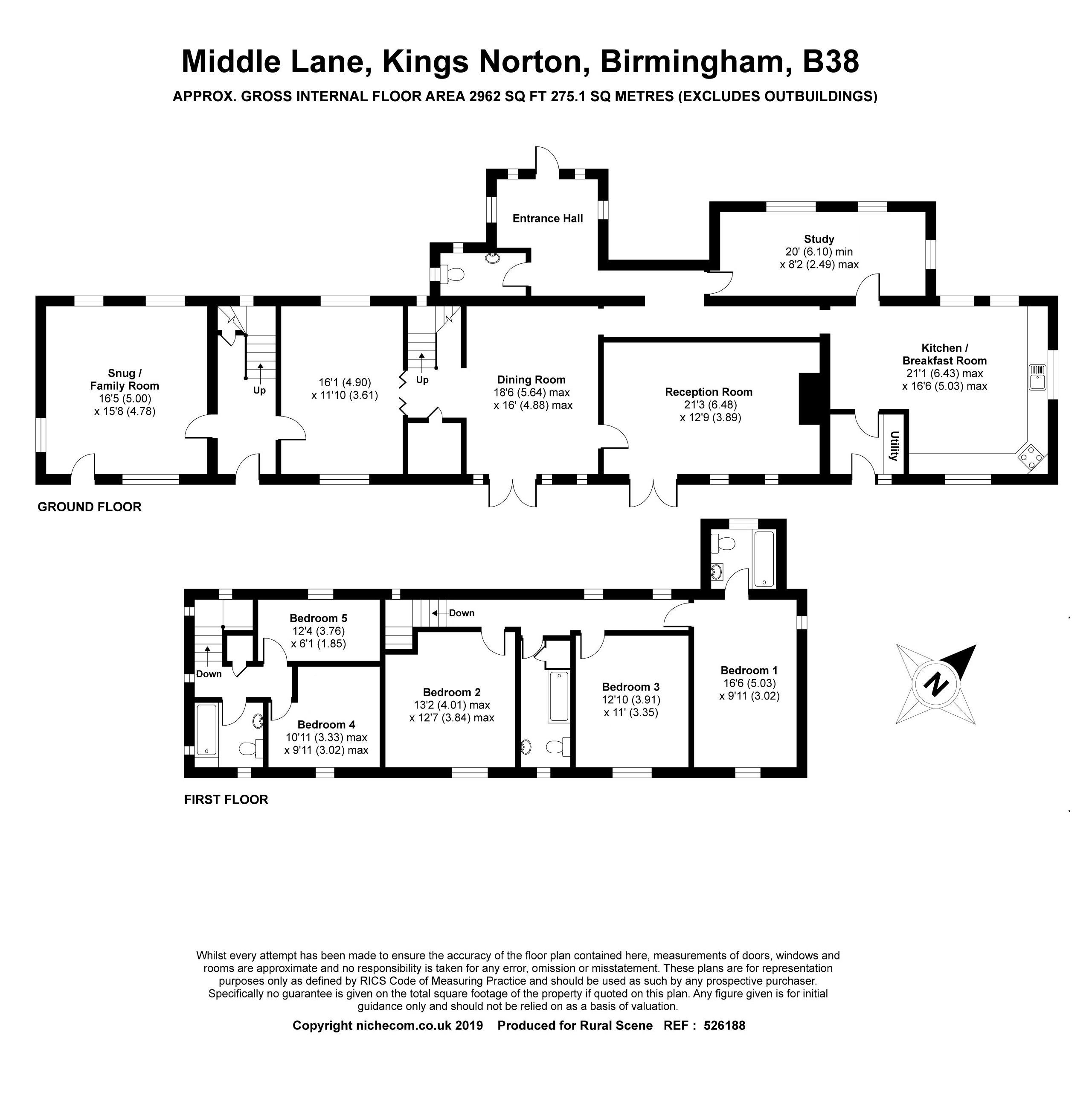 5 bed detached house for sale in Middle Lane, Kings Norton, Birmingham