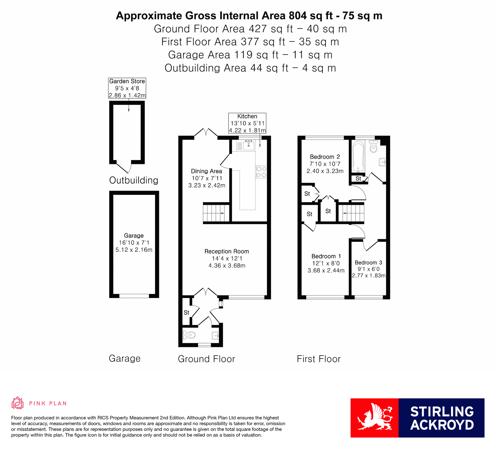 27, Falcon Way, Surrey floorplan