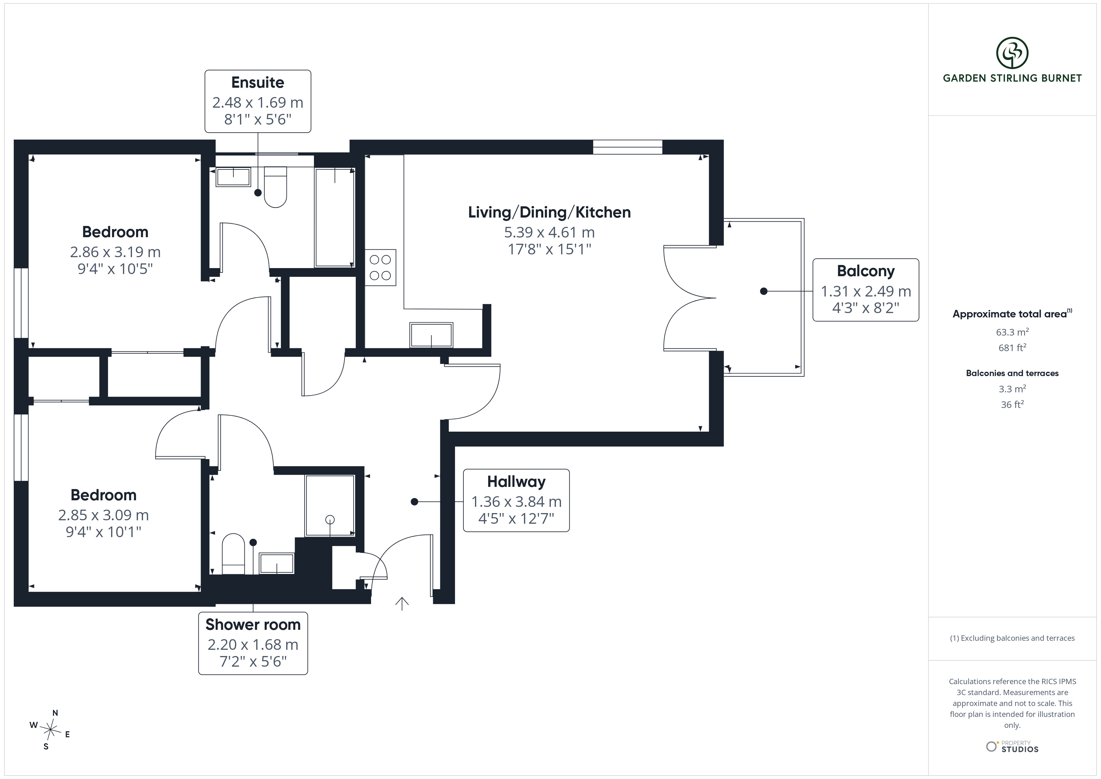 Flat 6, 4, Thorntreeside, Edinburgh floorplan
