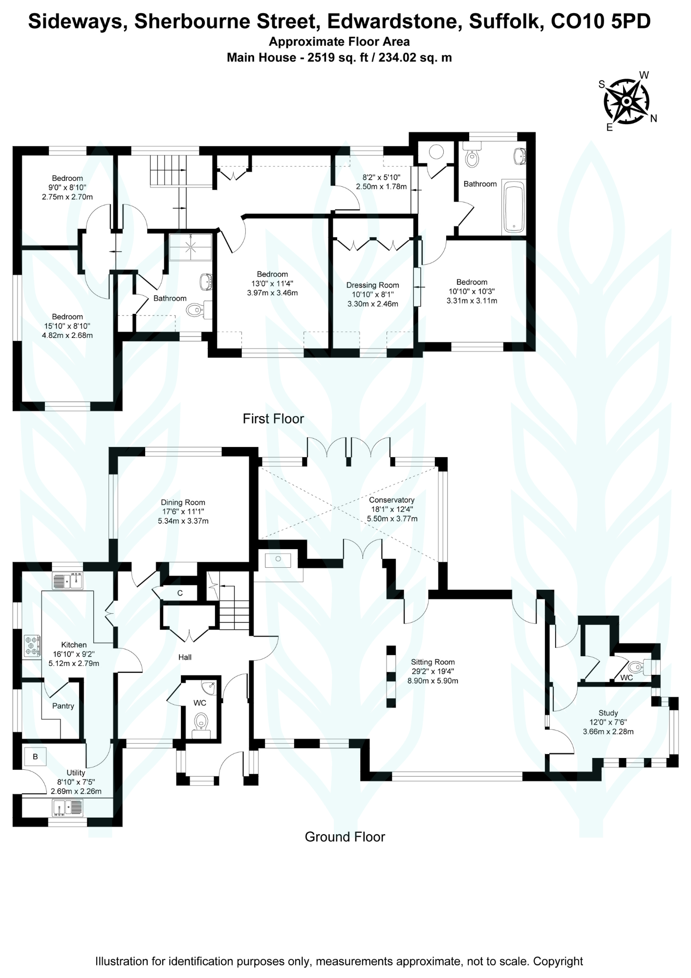 Sideways, Sherbourne Street, Sudbury floorplan