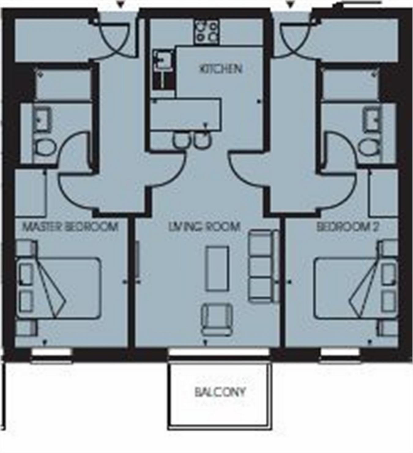 2 Bedrooms Flat to rent in 3 Saffron Central Square, Croydon, Surrey CR0