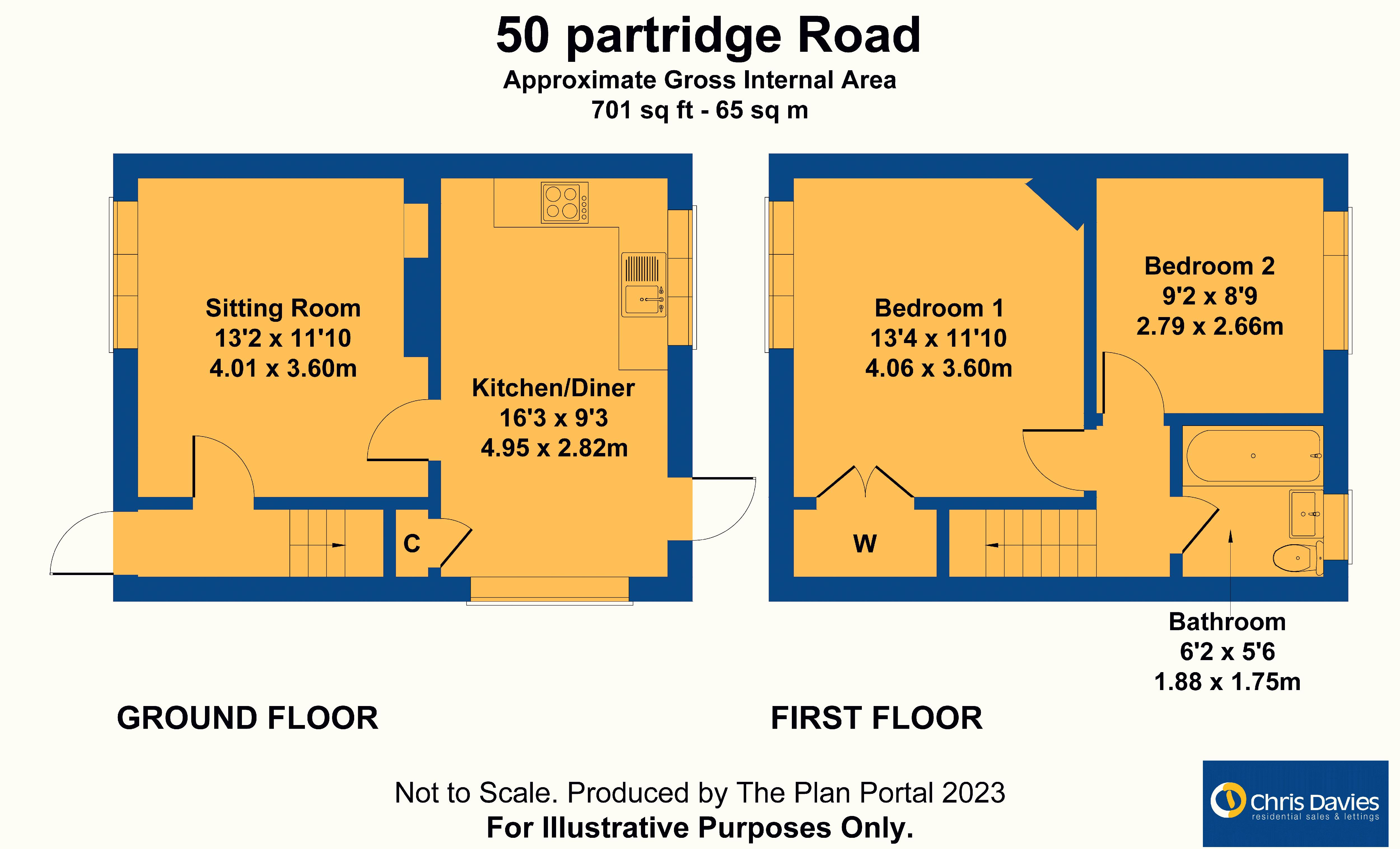 Partridge Road, St. Athan, Barry CF62, 2 bedroom terraced house for