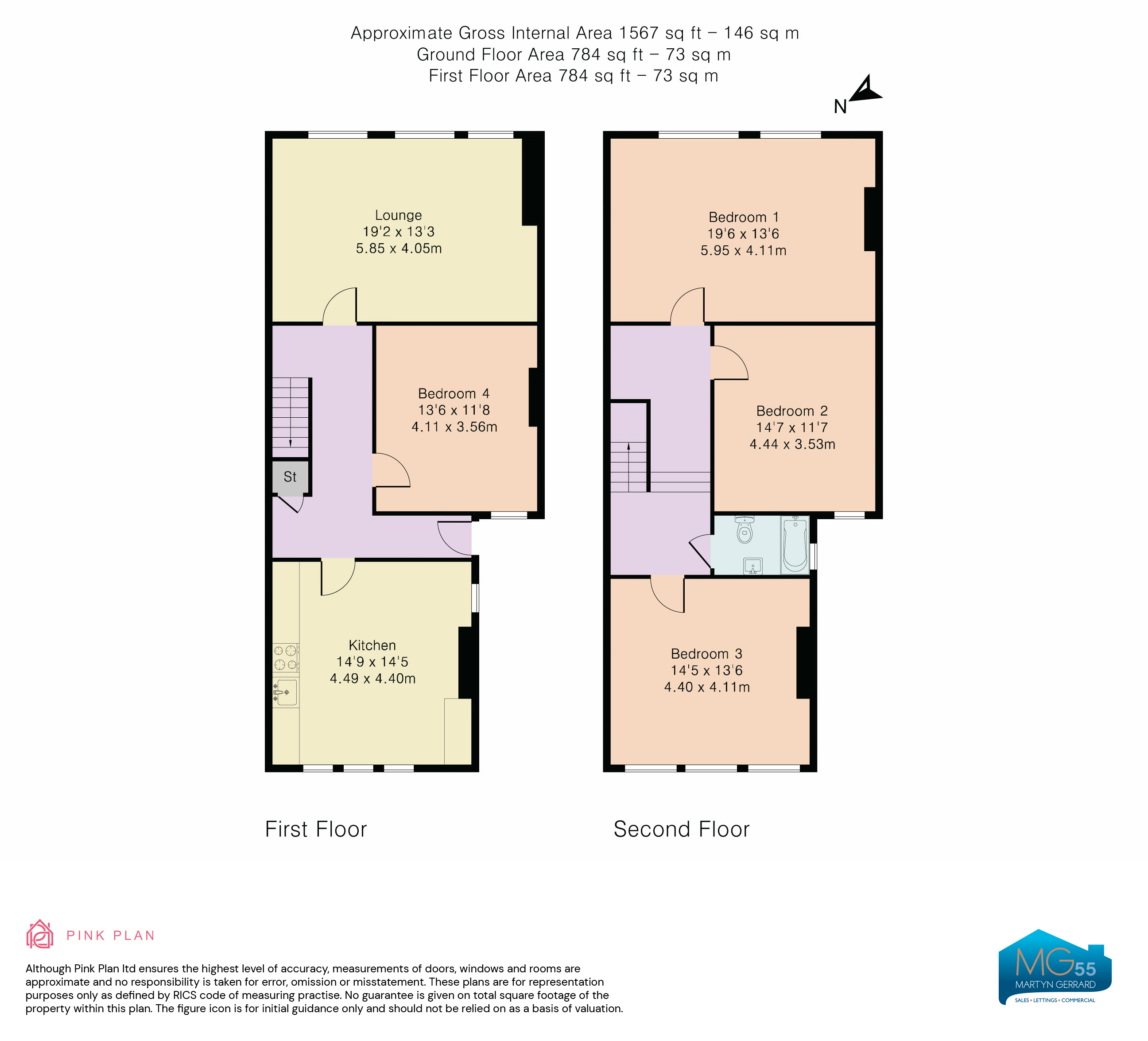 1a, Broadway Parade, London floorplan
